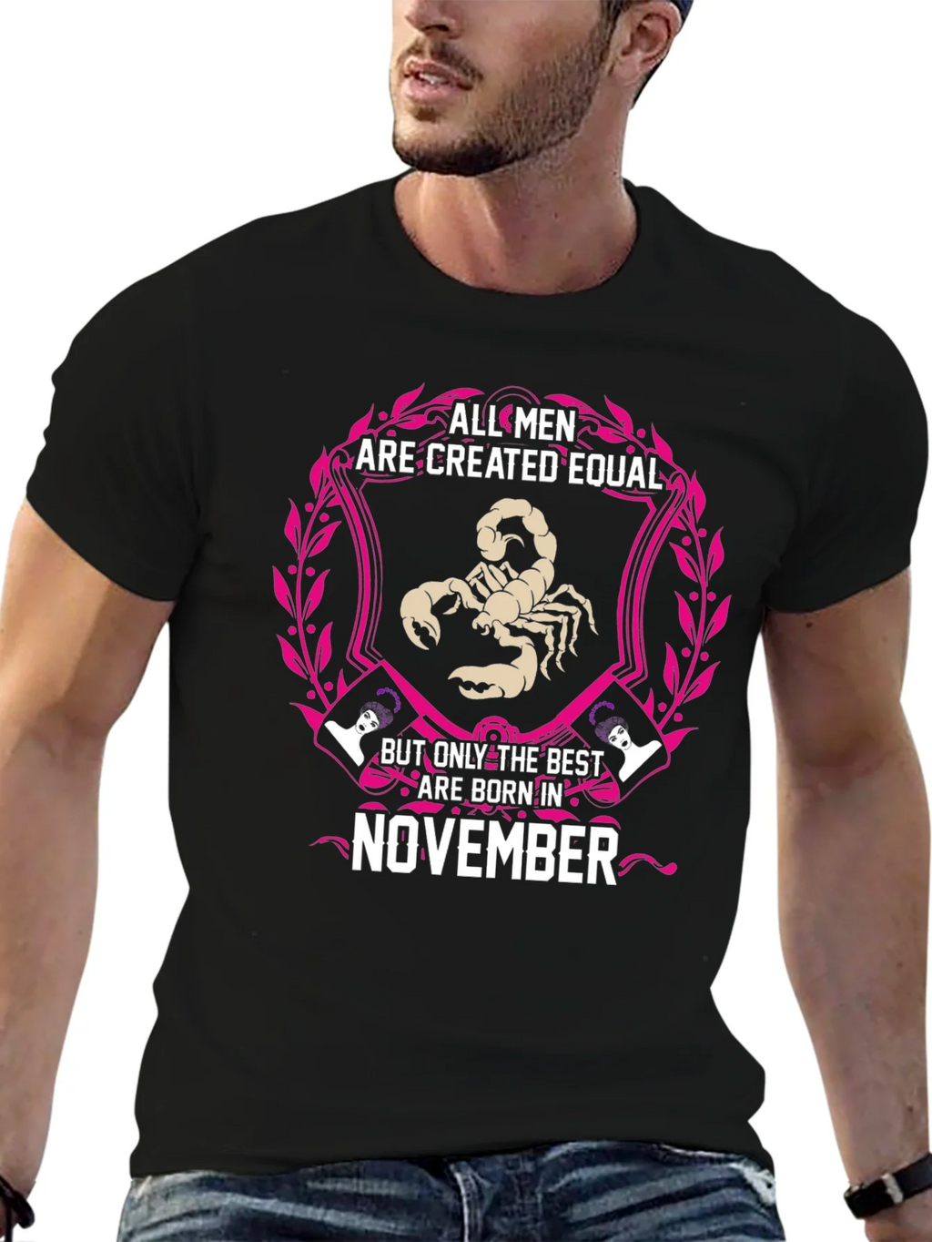 November Scorpio Zodiac Mens T-Shirt product image 6