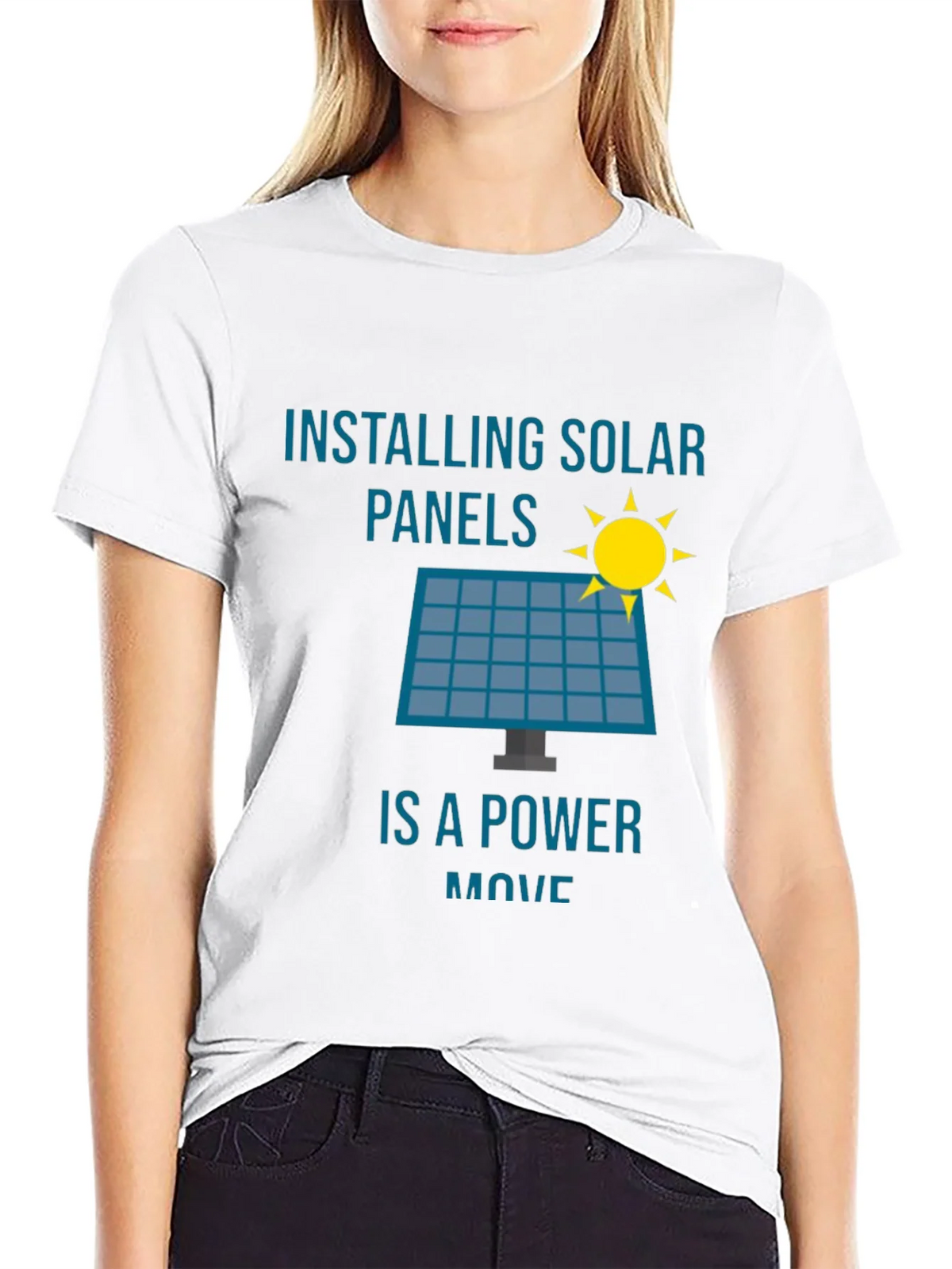 Solar Panel T-Shirt - Power Move product image 8