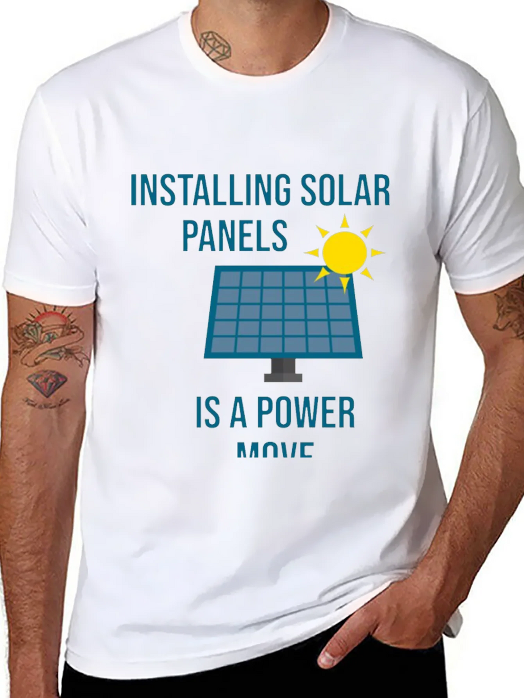 Solar Panel T-Shirt - Power Move product image 7