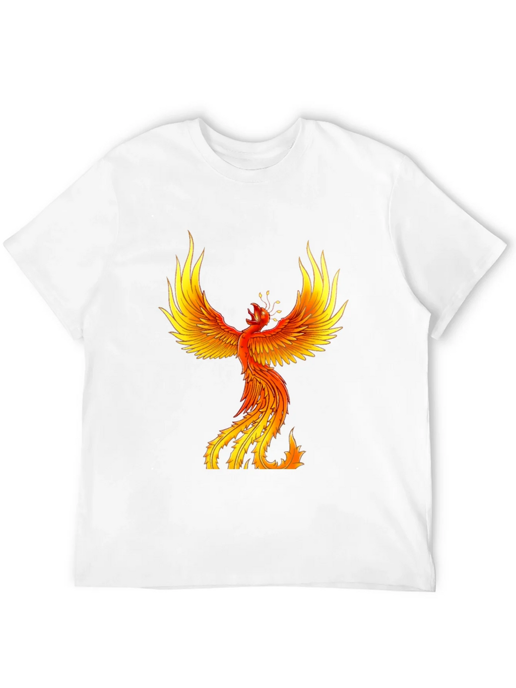 Fiery Phoenix Graphic Tee - Bold Black product image 11