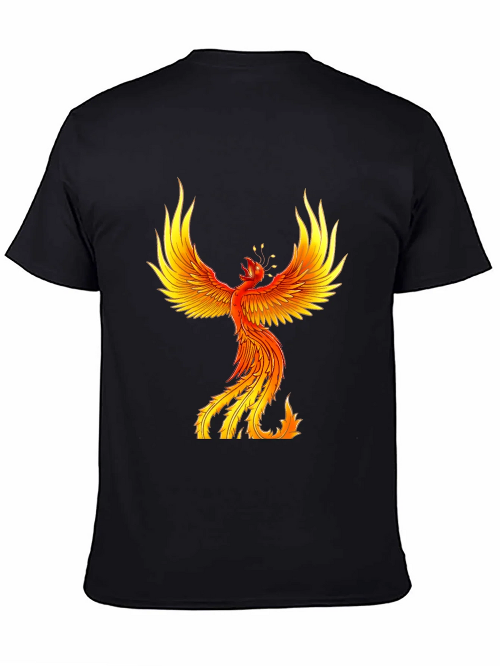 Fiery Phoenix Graphic Tee - Bold Black product image 4