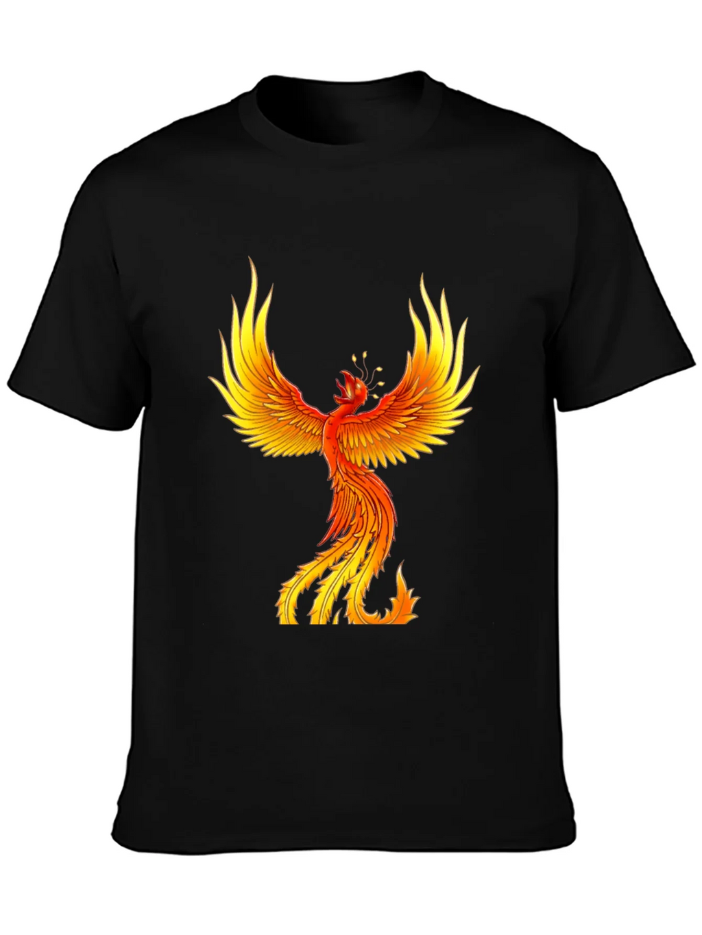 Fiery Phoenix Graphic Tee - Bold Black product image 3