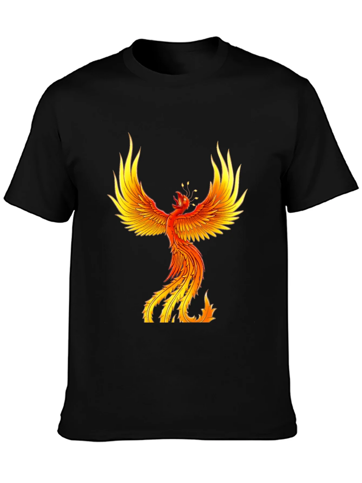 Fiery Phoenix Graphic Tee - Bold Black product image 3