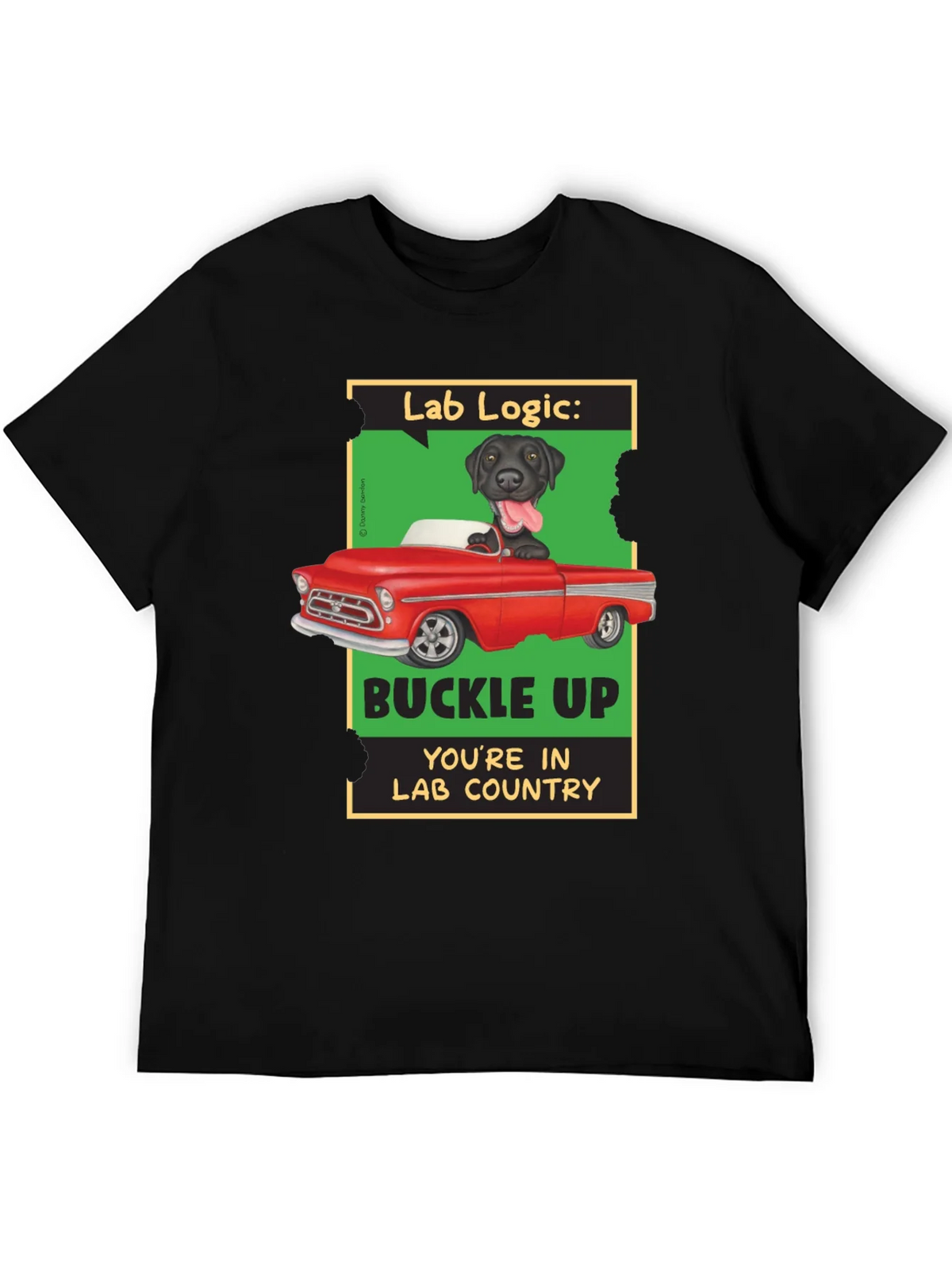 Lab Logic Dog T-Shirt Buckle Up product image 5