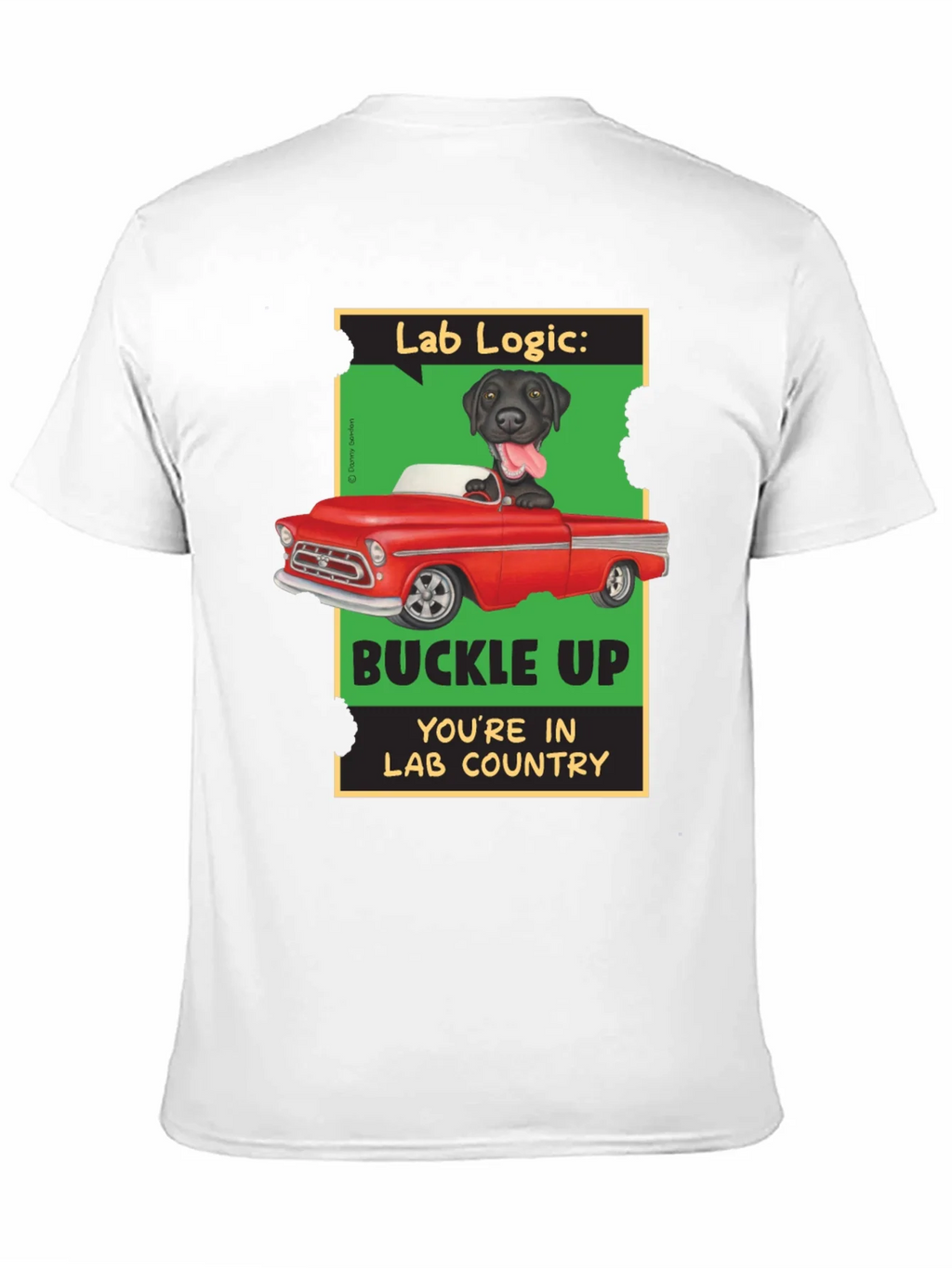Lab Logic Dog T-Shirt Buckle Up product image 10