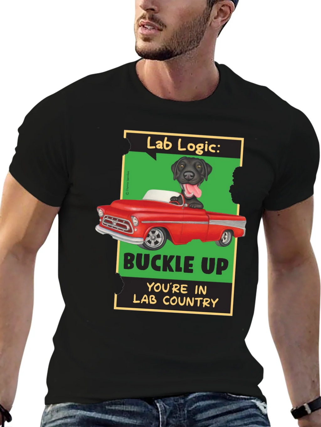 Lab Logic Dog T-Shirt Buckle Up product image 6