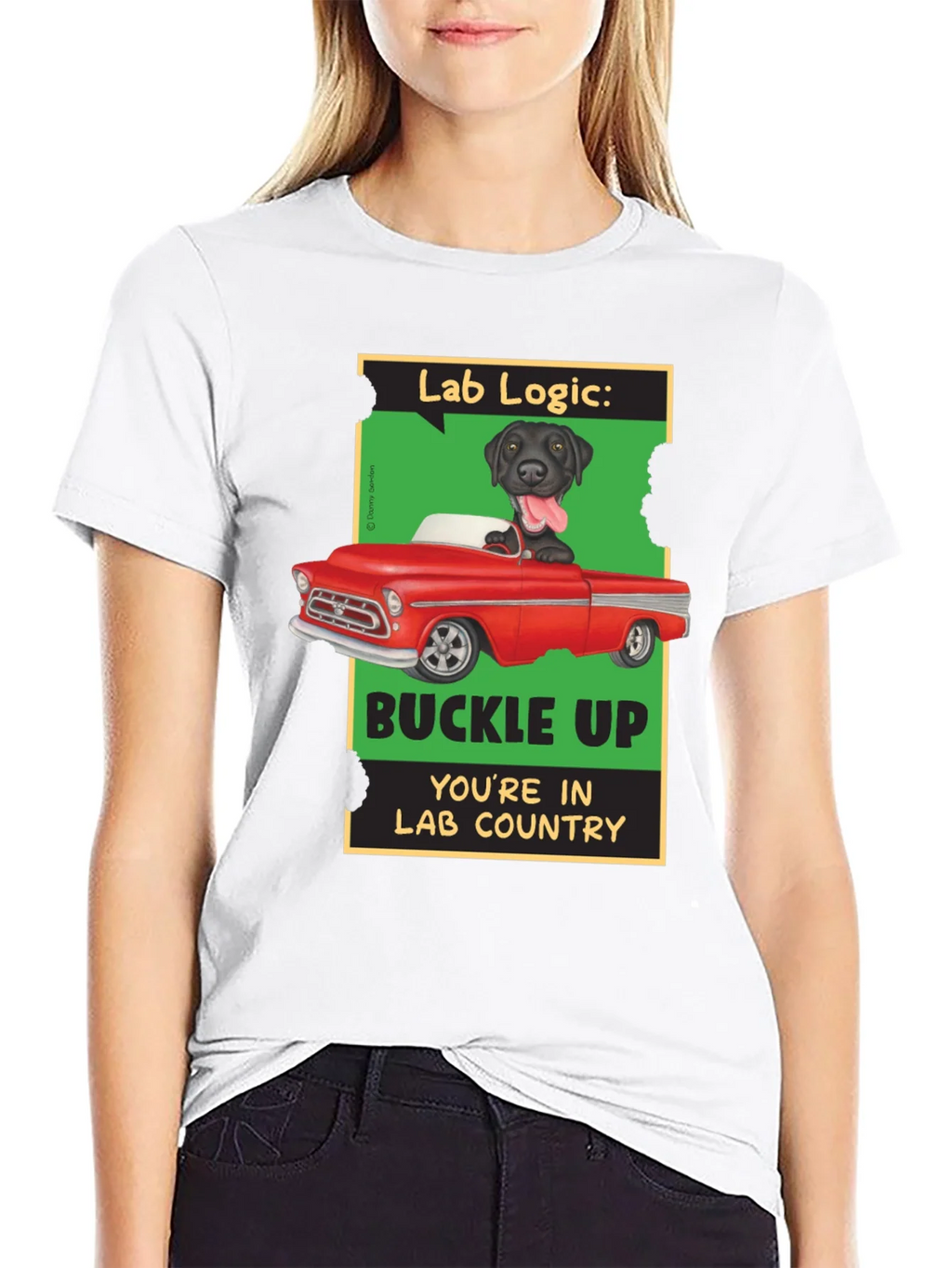 Lab Logic Dog T-Shirt Buckle Up product image 8