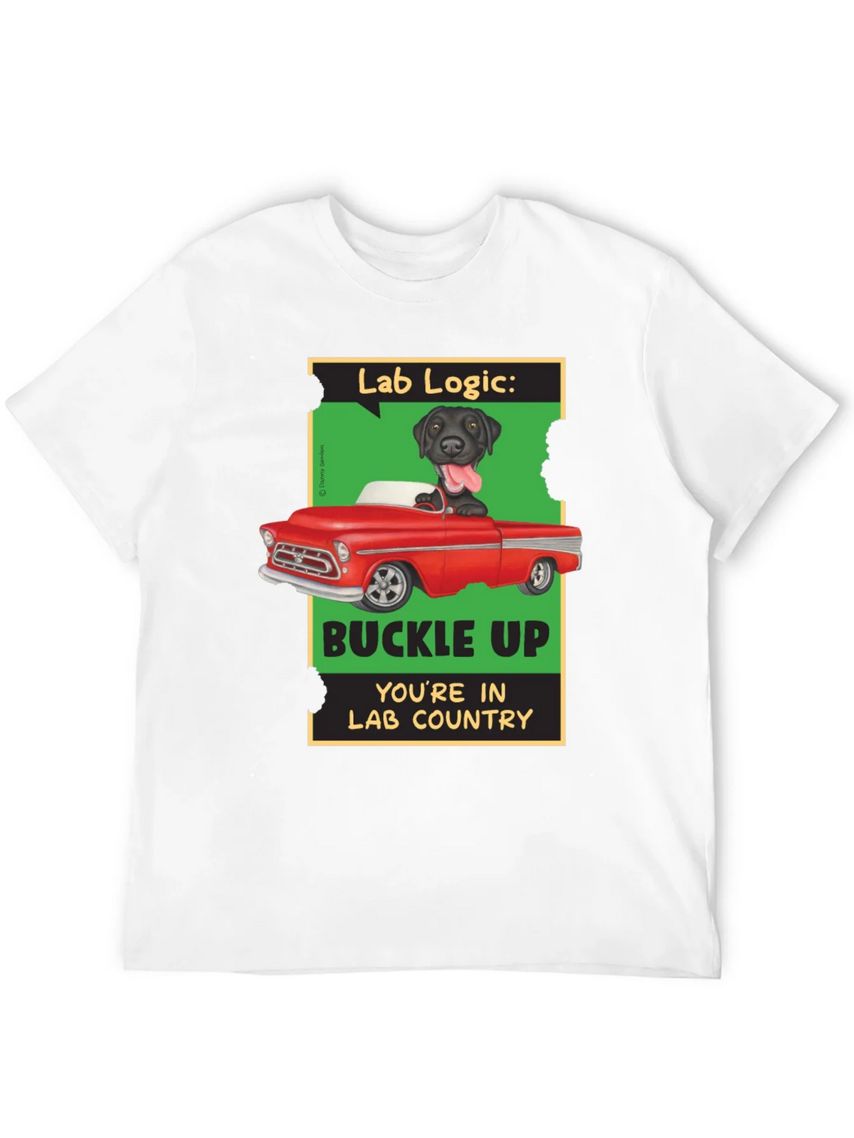Lab Logic Dog T-Shirt Buckle Up product image 11