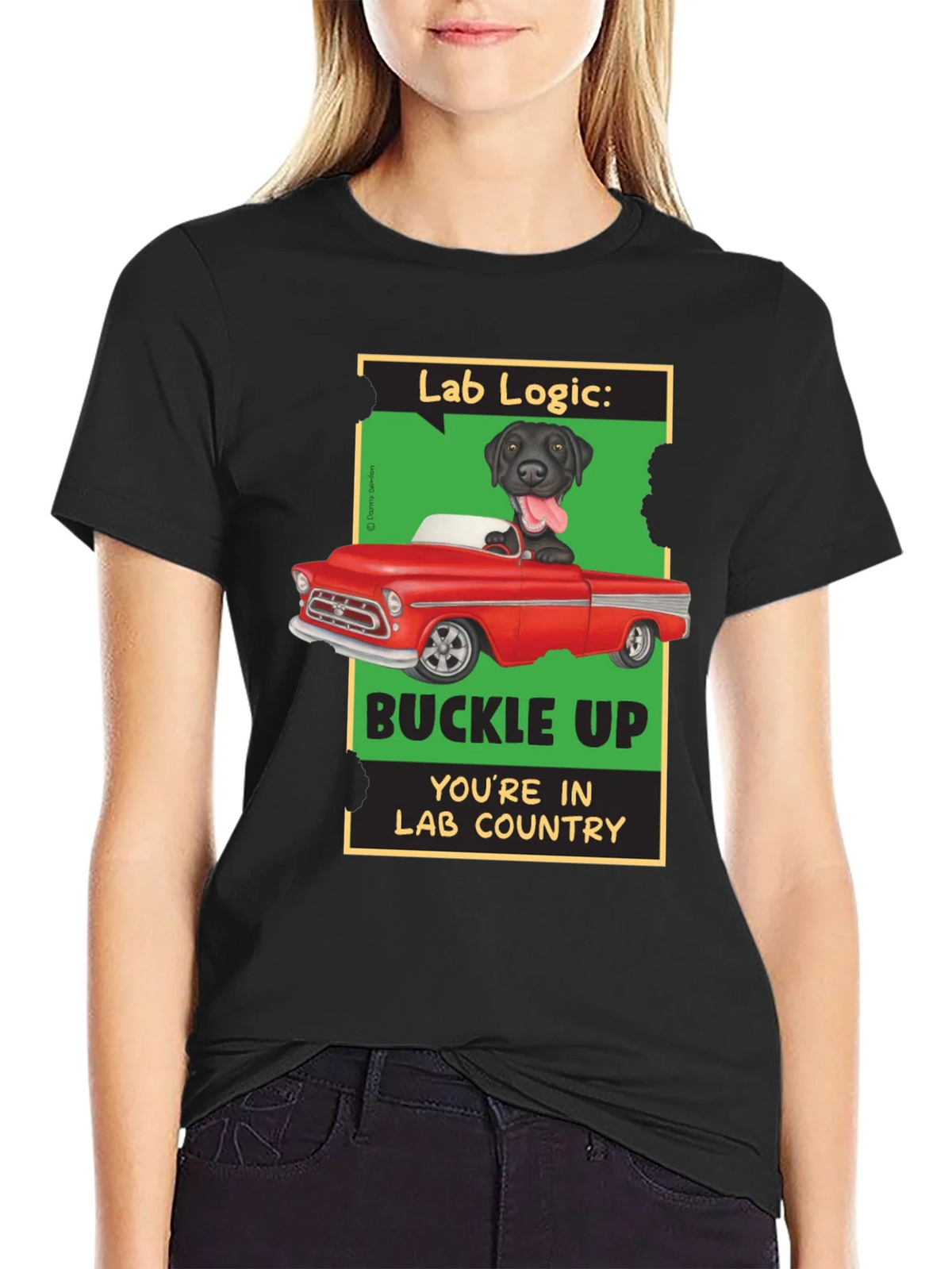 Lab Logic Dog T-Shirt Buckle Up product image 2
