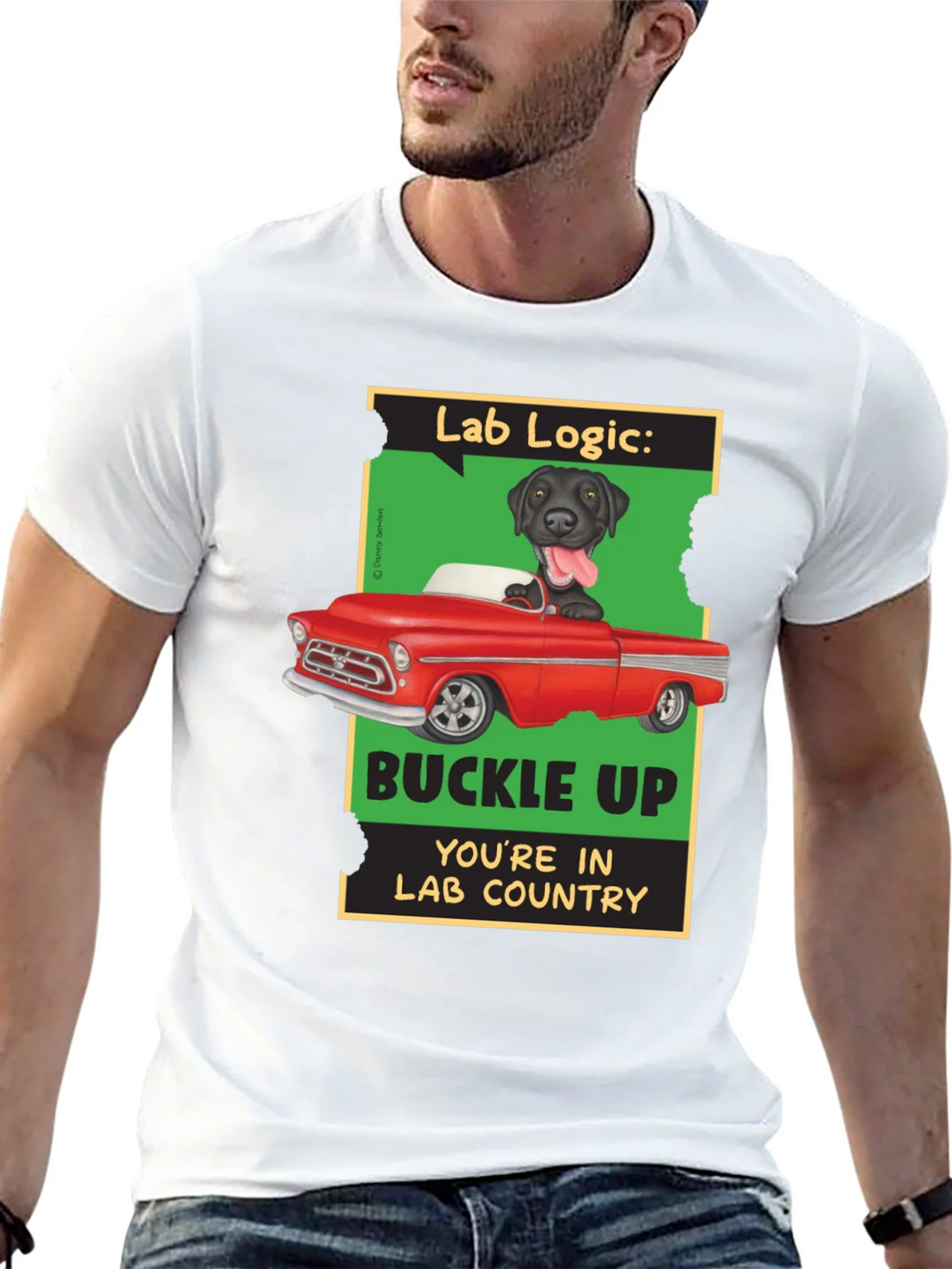 Lab Logic Dog T-Shirt Buckle Up product image 12