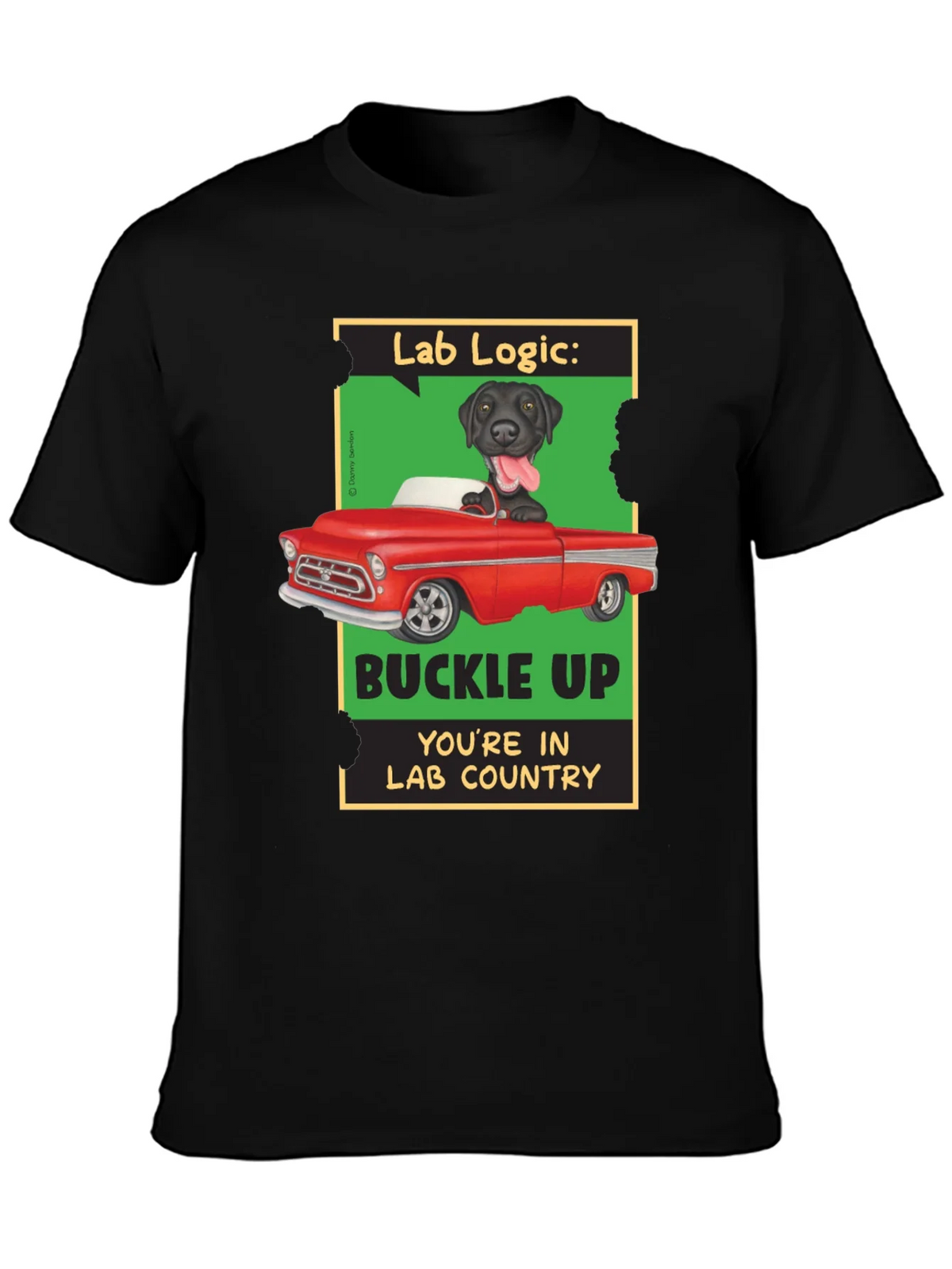 Lab Logic Dog T-Shirt Buckle Up product image 3