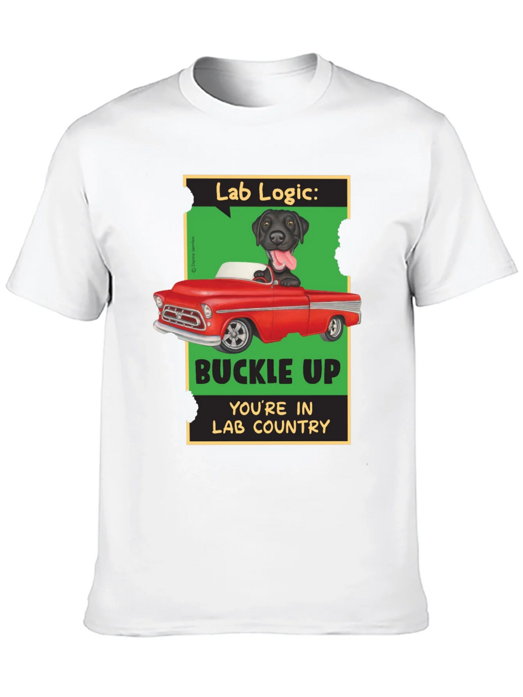 Lab Logic Dog T-Shirt Buckle Up product image 9