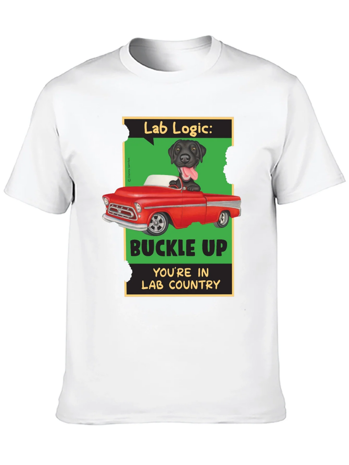 Lab Logic Dog T-Shirt Buckle Up product image 9