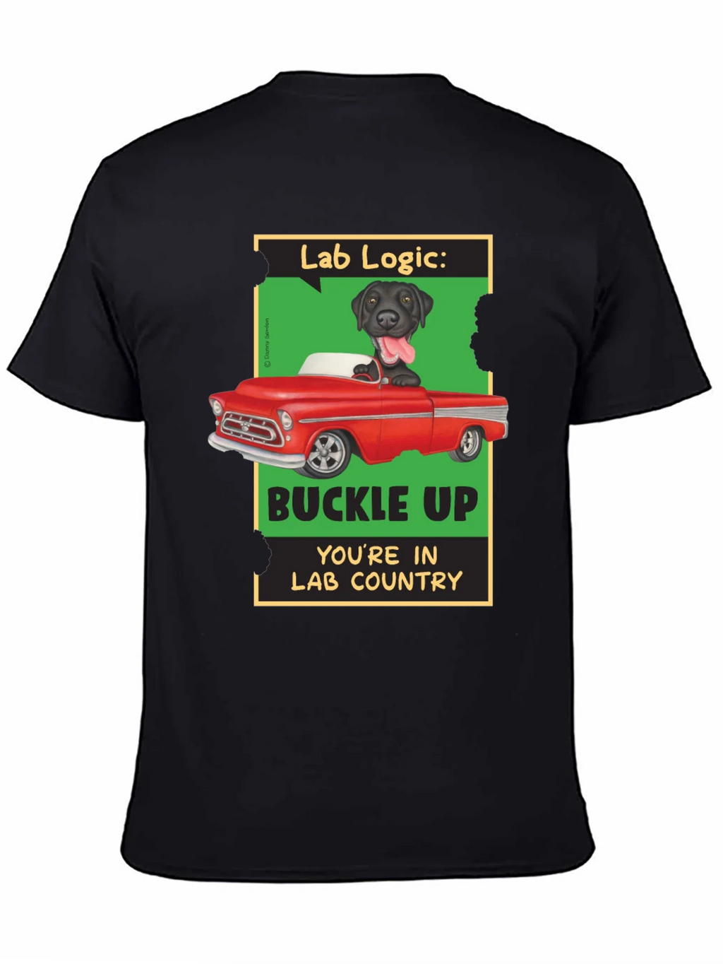 Lab Logic Dog T-Shirt Buckle Up product image 4