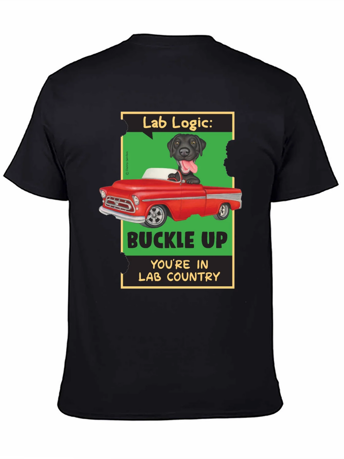 Lab Logic Dog T-Shirt Buckle Up product image 4