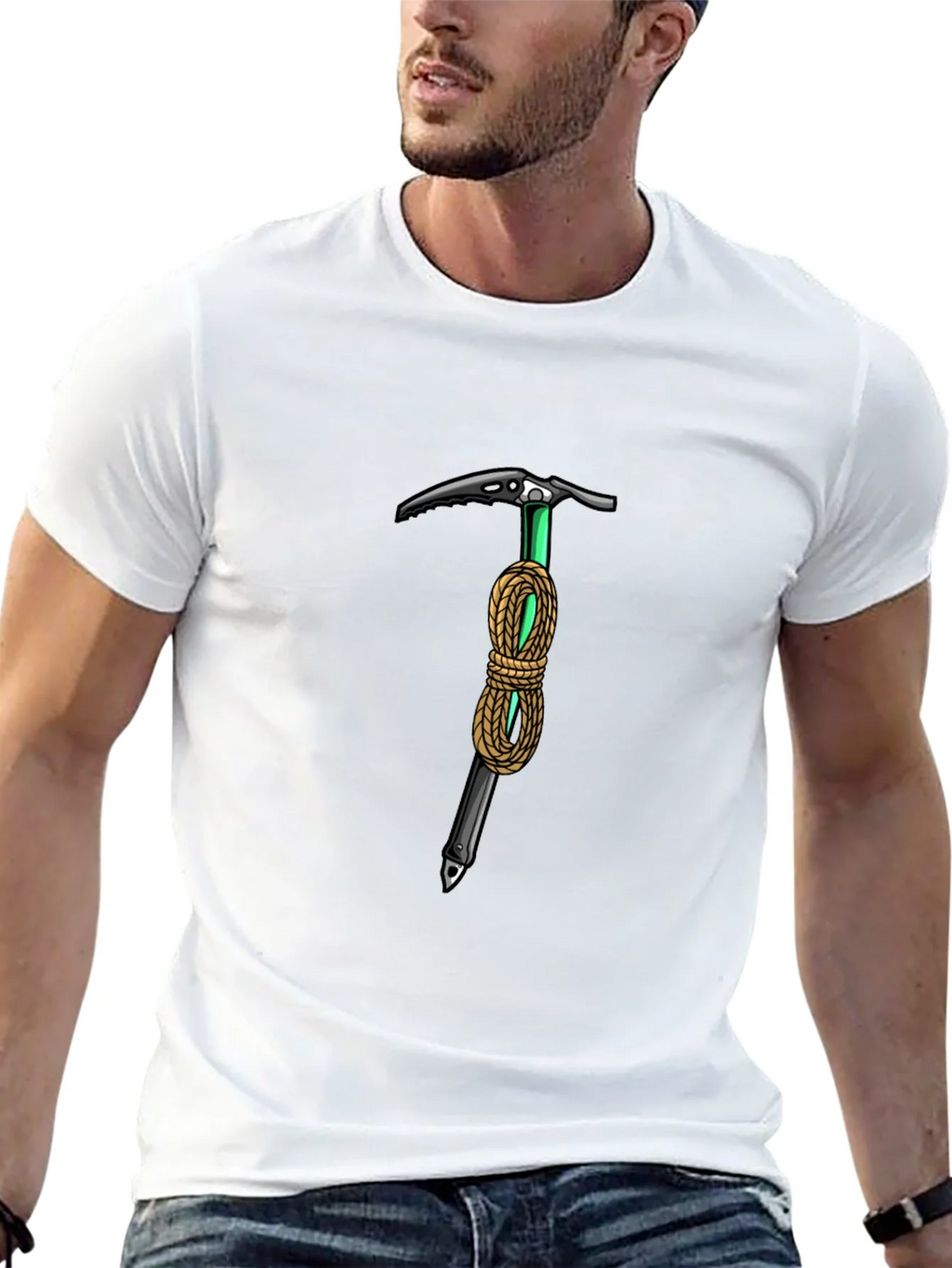 Climbing Axe Graphic Tee - Black product image 10