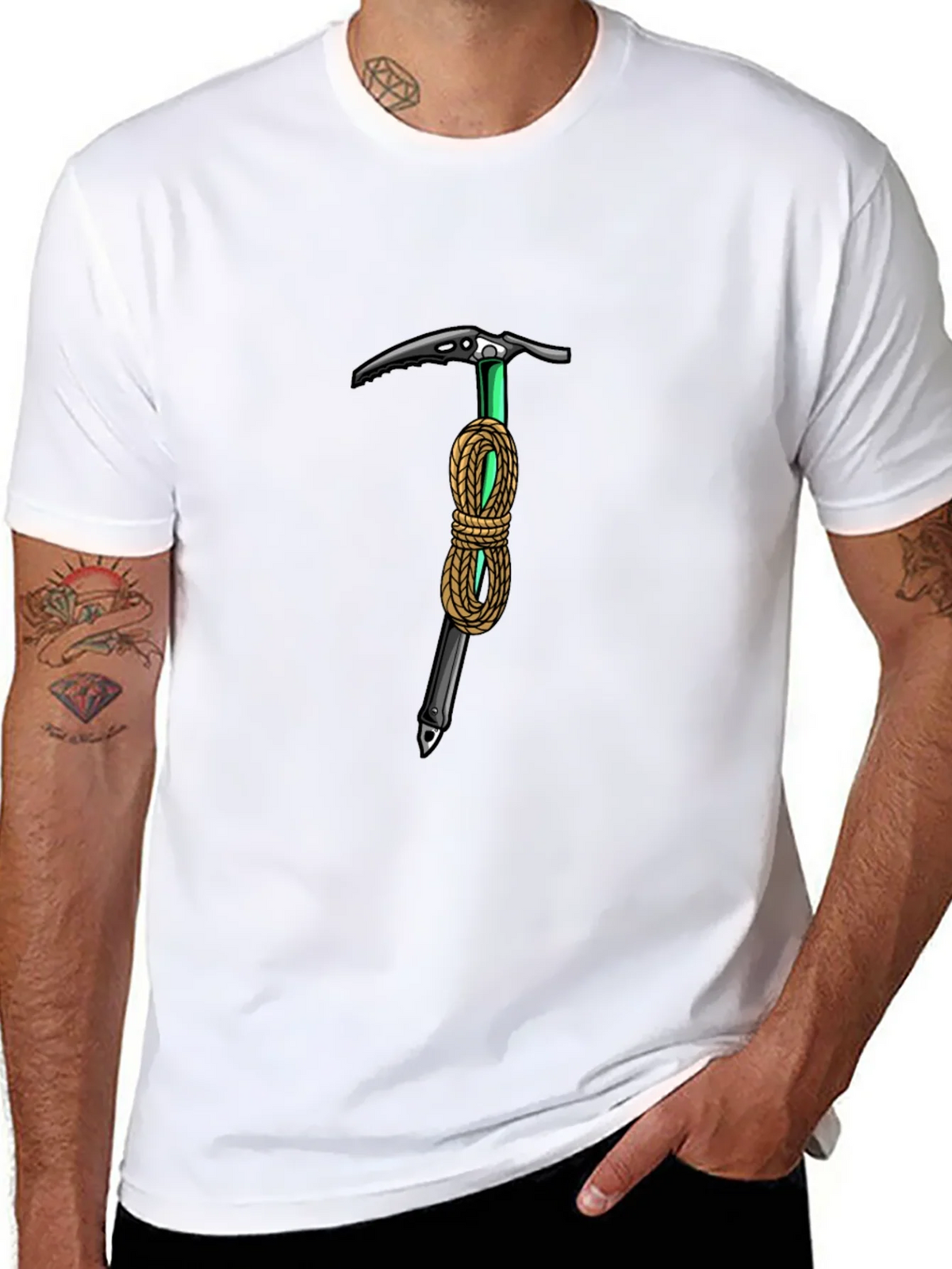 Climbing Axe Graphic Tee - Black product image 6