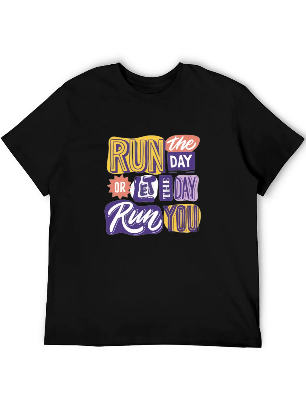 Run the Day Graphic T-Shirt product image 5