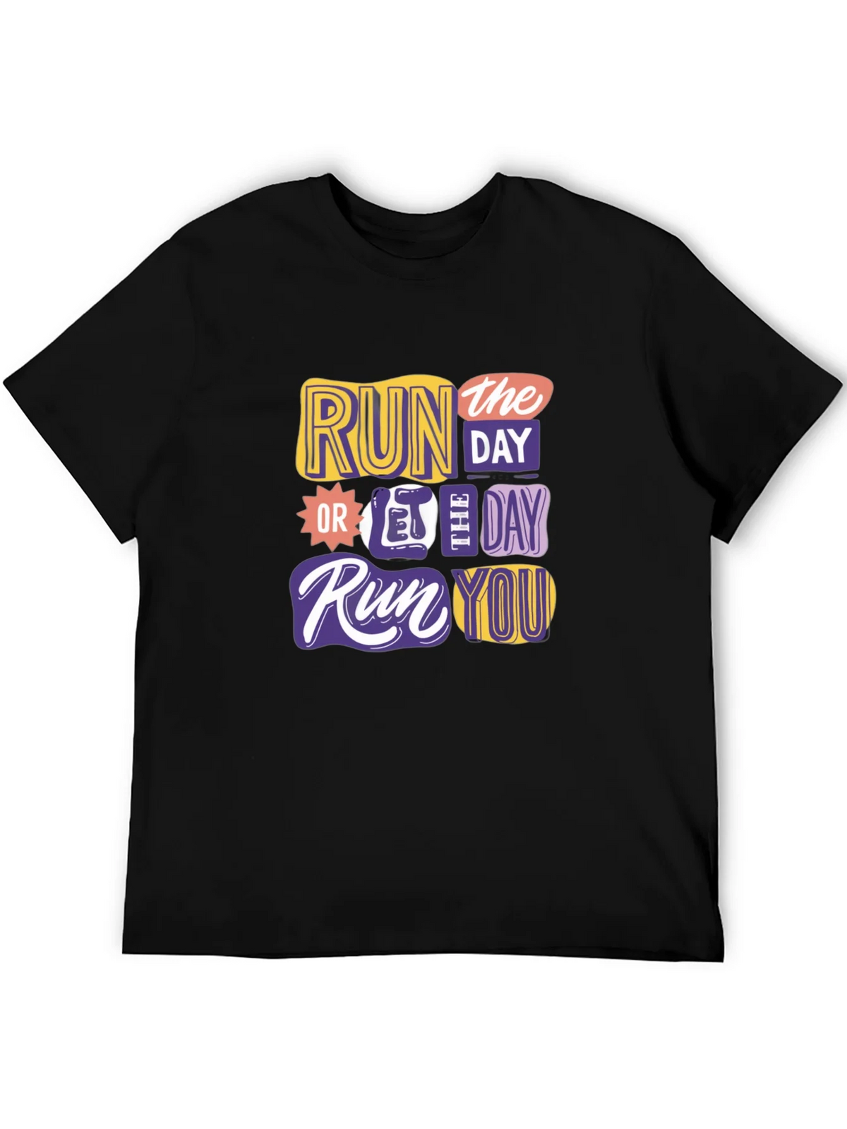 Run the Day Graphic T-Shirt product image 5