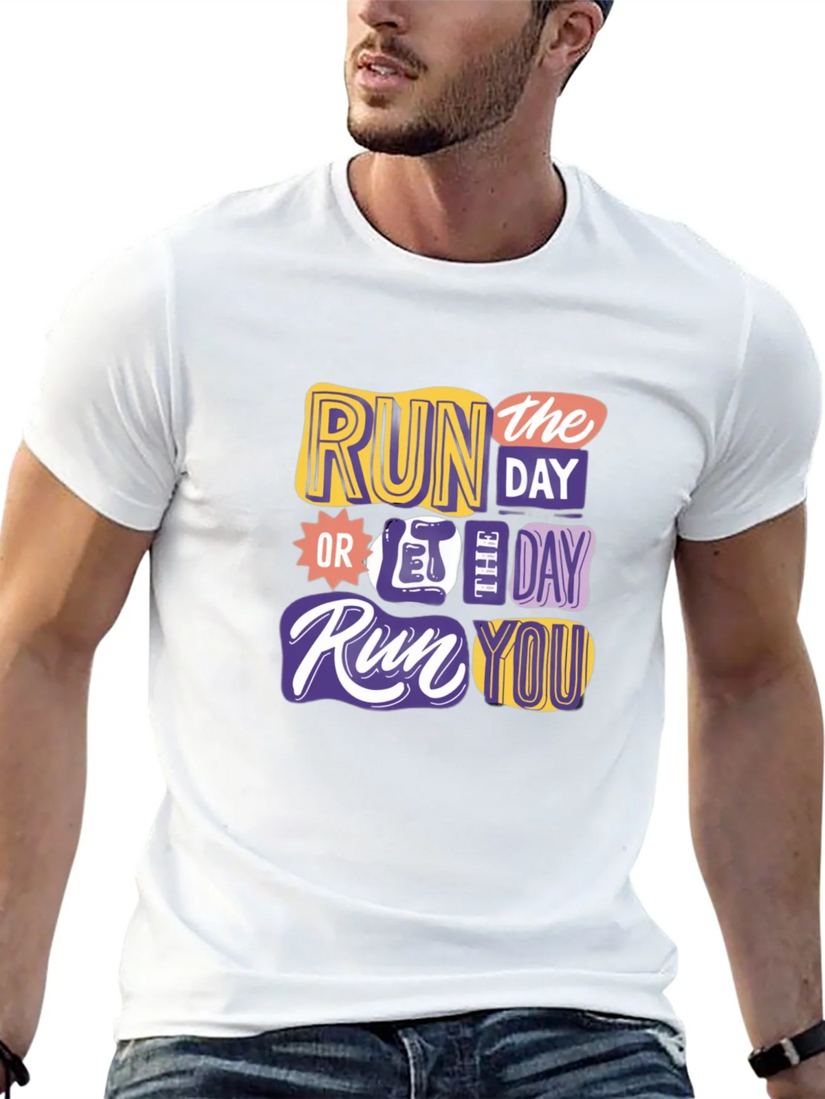 Run the Day Graphic T-Shirt product image 12