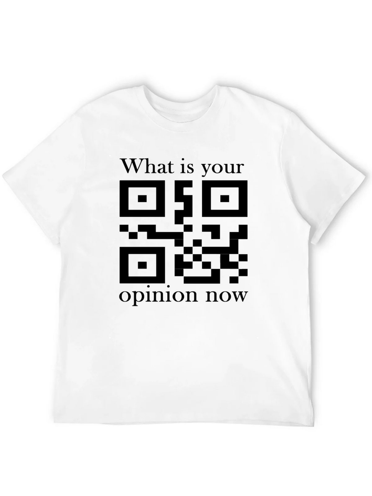 QR Code Opinion Tee - Unique Graphic Shirt product image 6