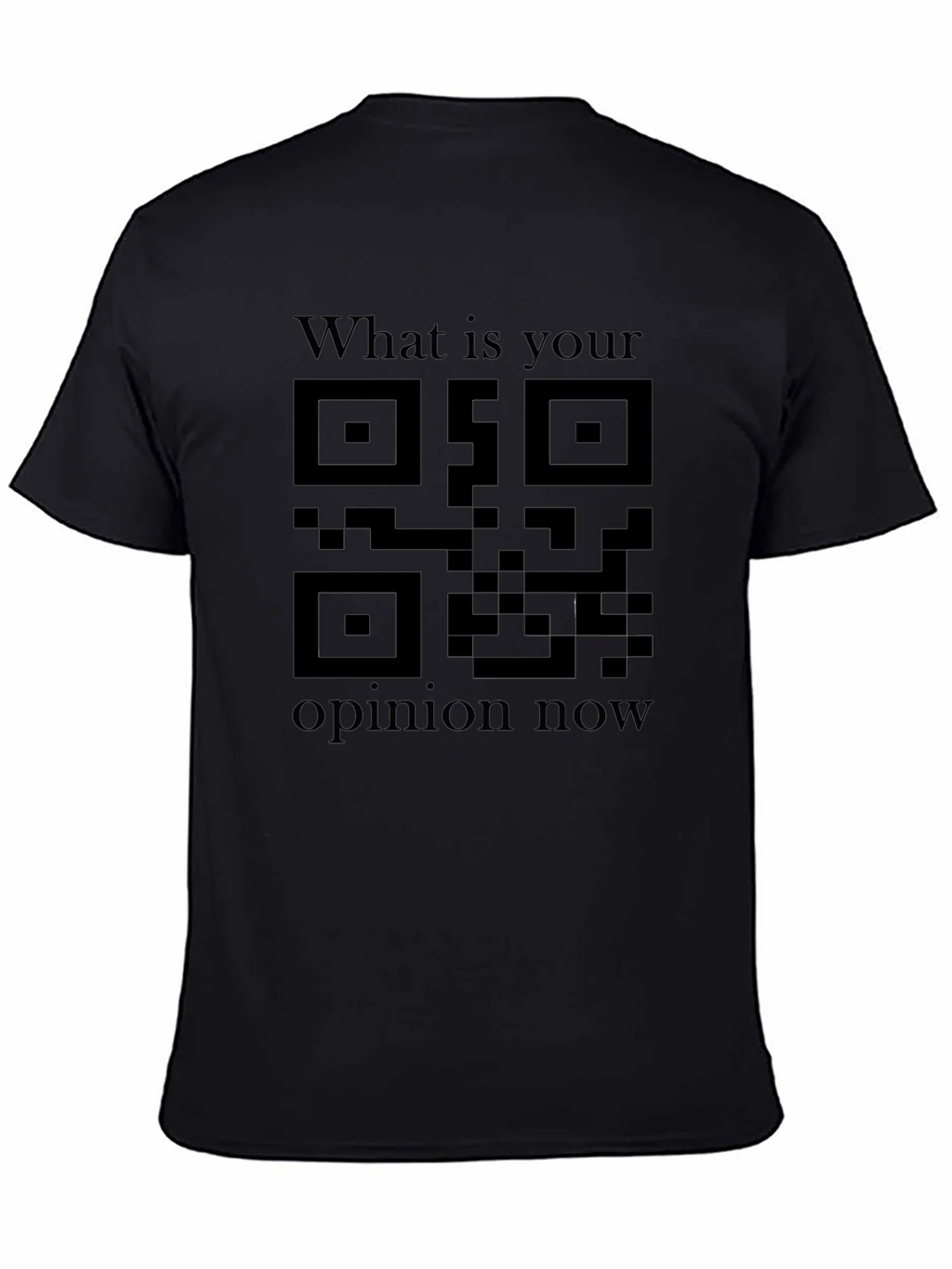 QR Code Opinion Tee - Unique Graphic Shirt product image 4