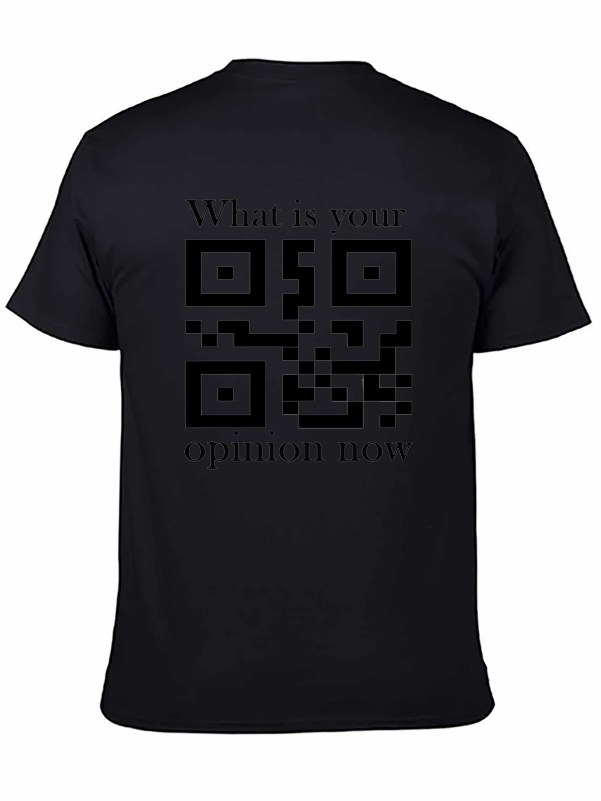 QR Code Opinion Tee - Unique Graphic Shirt product image 4
