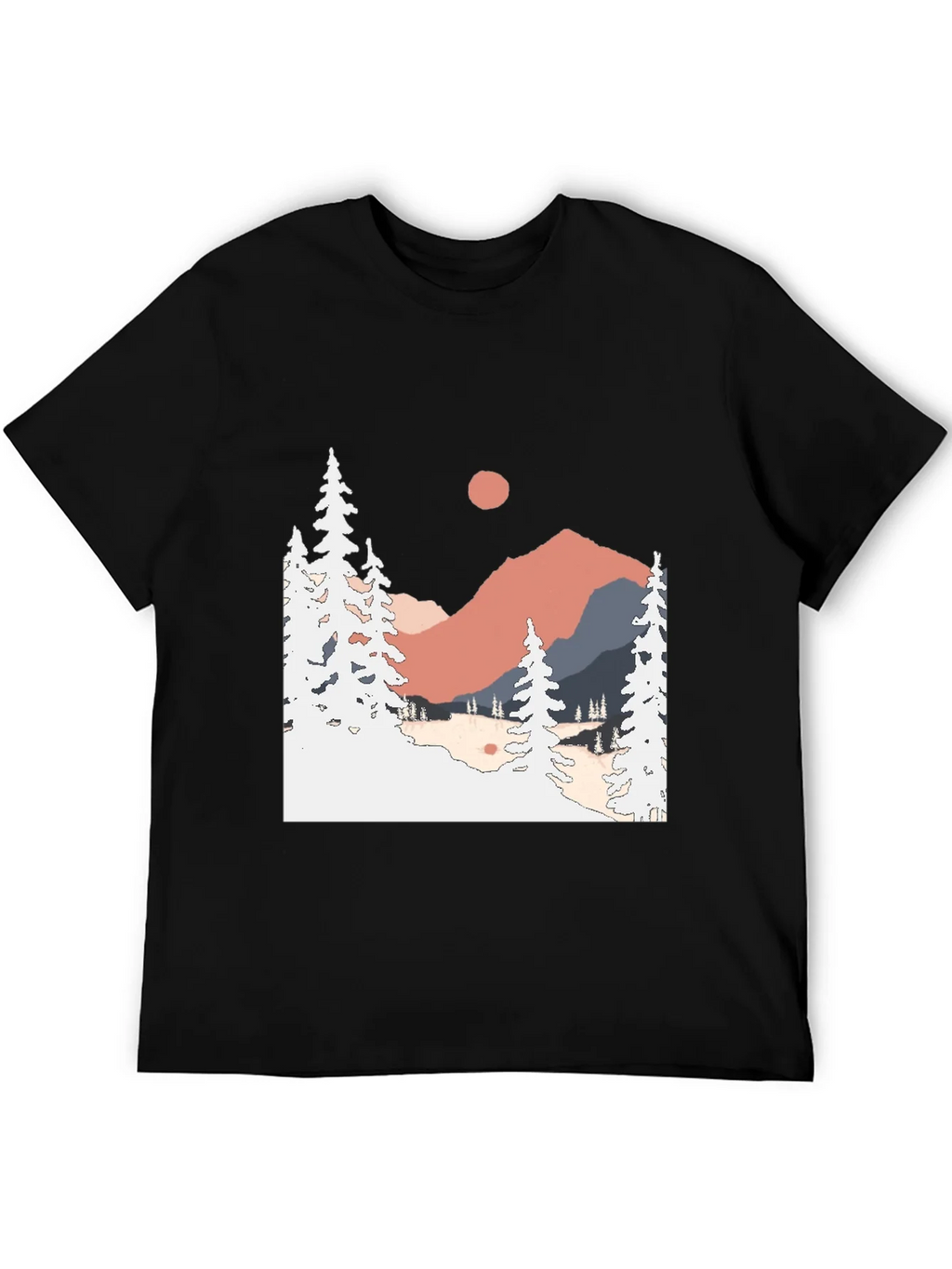 Mountain Scene Graphic Tee - Nature Lover Apparel product image 5