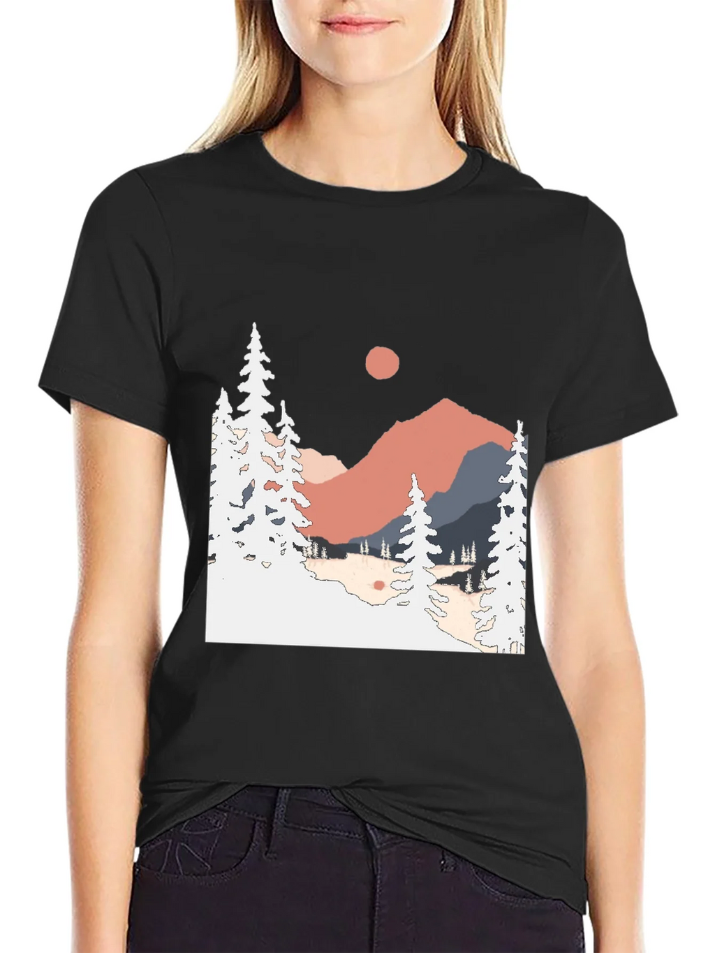 Mountain Scene Graphic Tee - Nature Lover Apparel product image 2