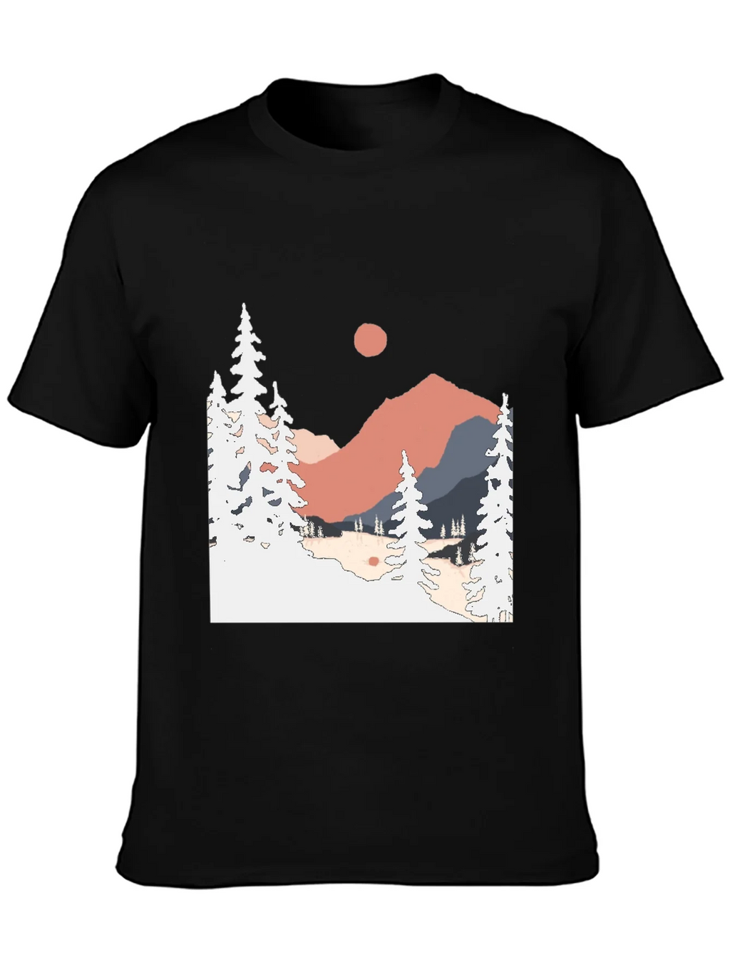 Mountain Scene Graphic Tee - Nature Lover Apparel product image 3