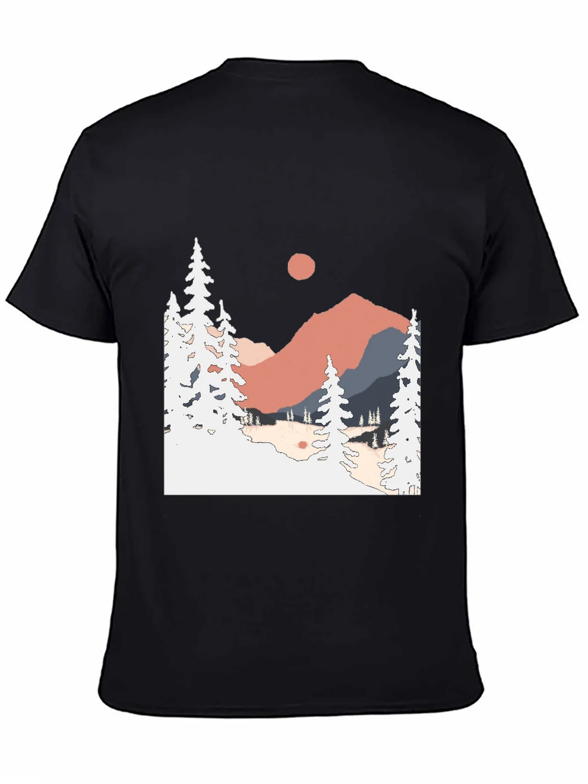 Mountain Scene Graphic Tee - Nature Lover Apparel product image 4