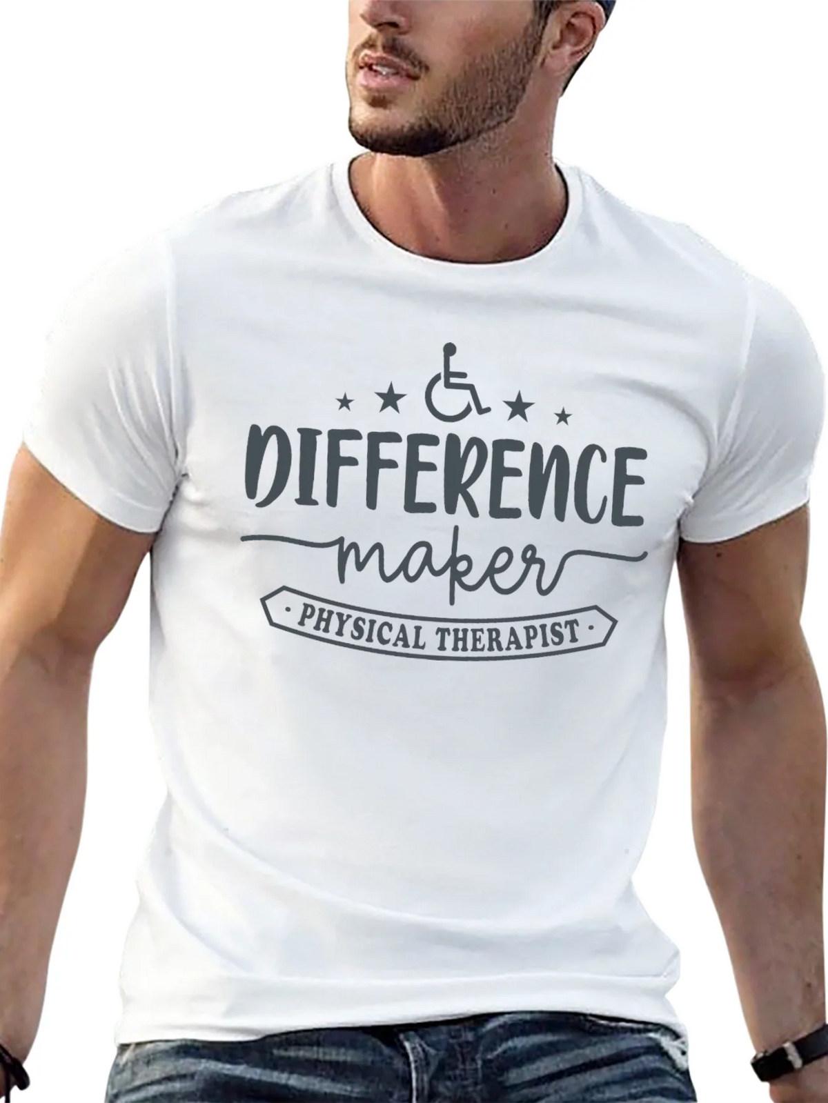 Difference Maker Physical Therapist Black T-Shirt product image 12
