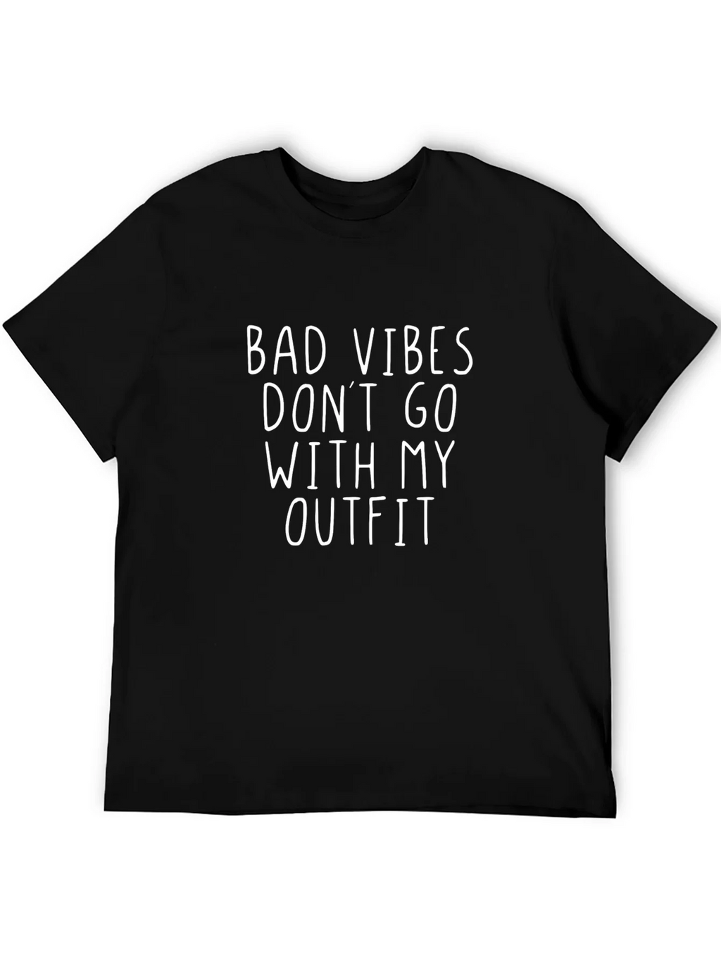 Bad Vibes Dont Go With My Outfit Graphic Tee product image 5