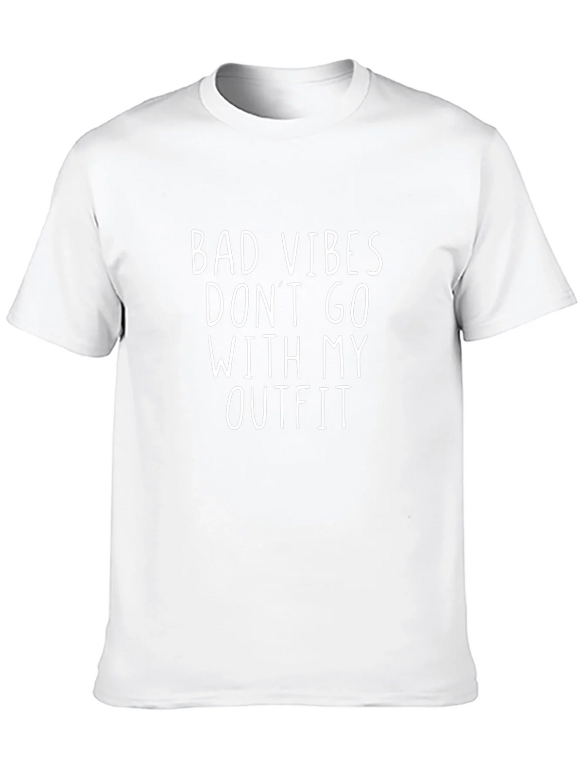 Bad Vibes Dont Go With My Outfit Graphic Tee product image 9