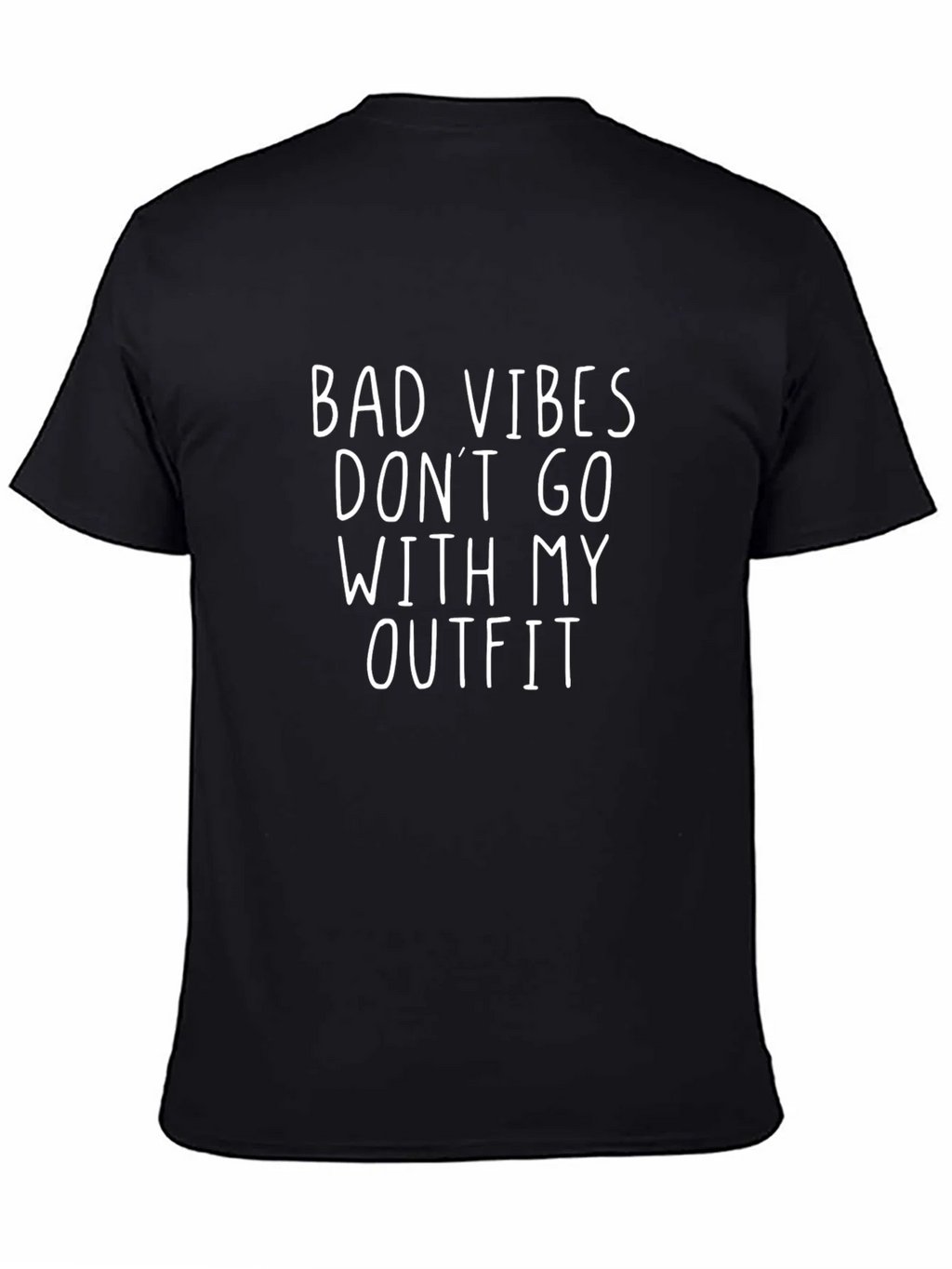 Bad Vibes Dont Go With My Outfit Graphic Tee product image 4