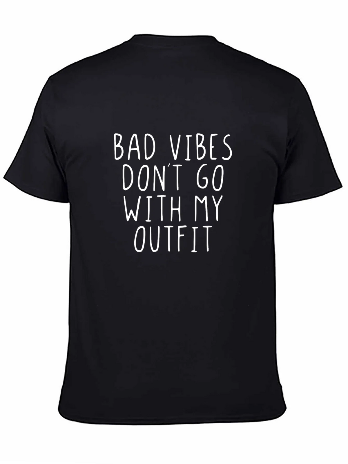 Bad Vibes Dont Go With My Outfit Graphic Tee product image 4