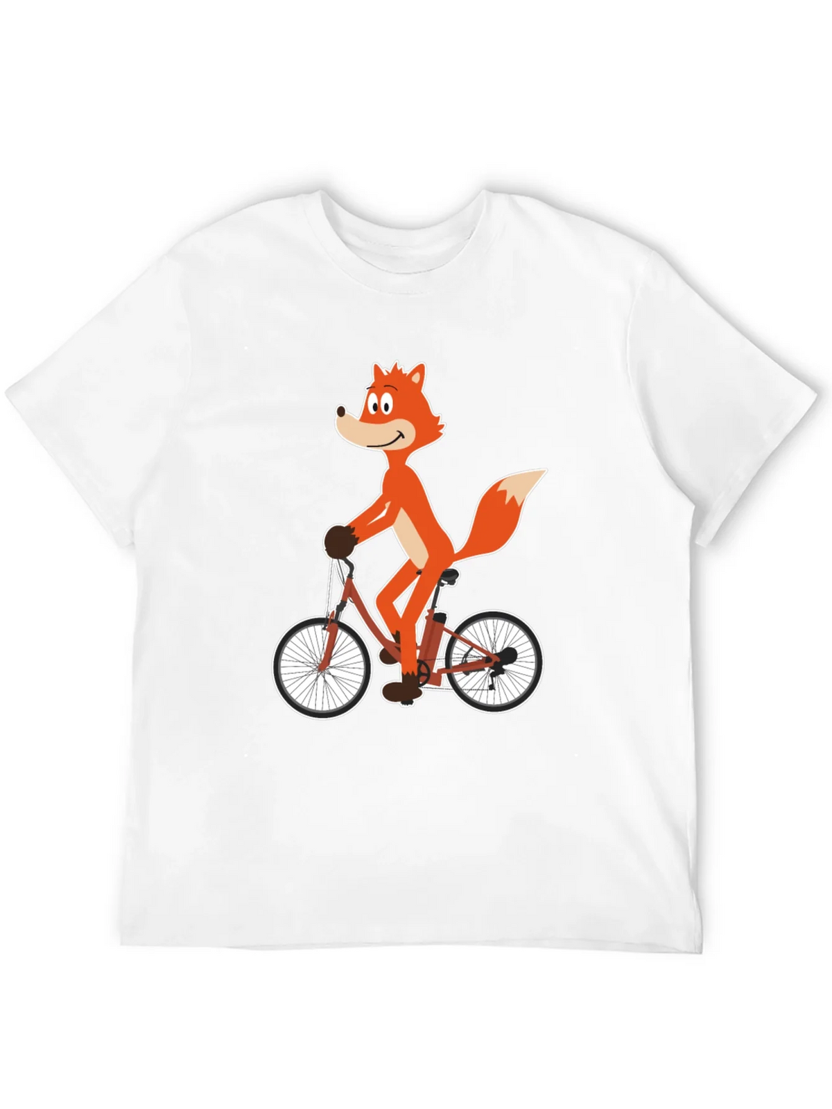 Fox on Bicycle Graphic Tee product image 11