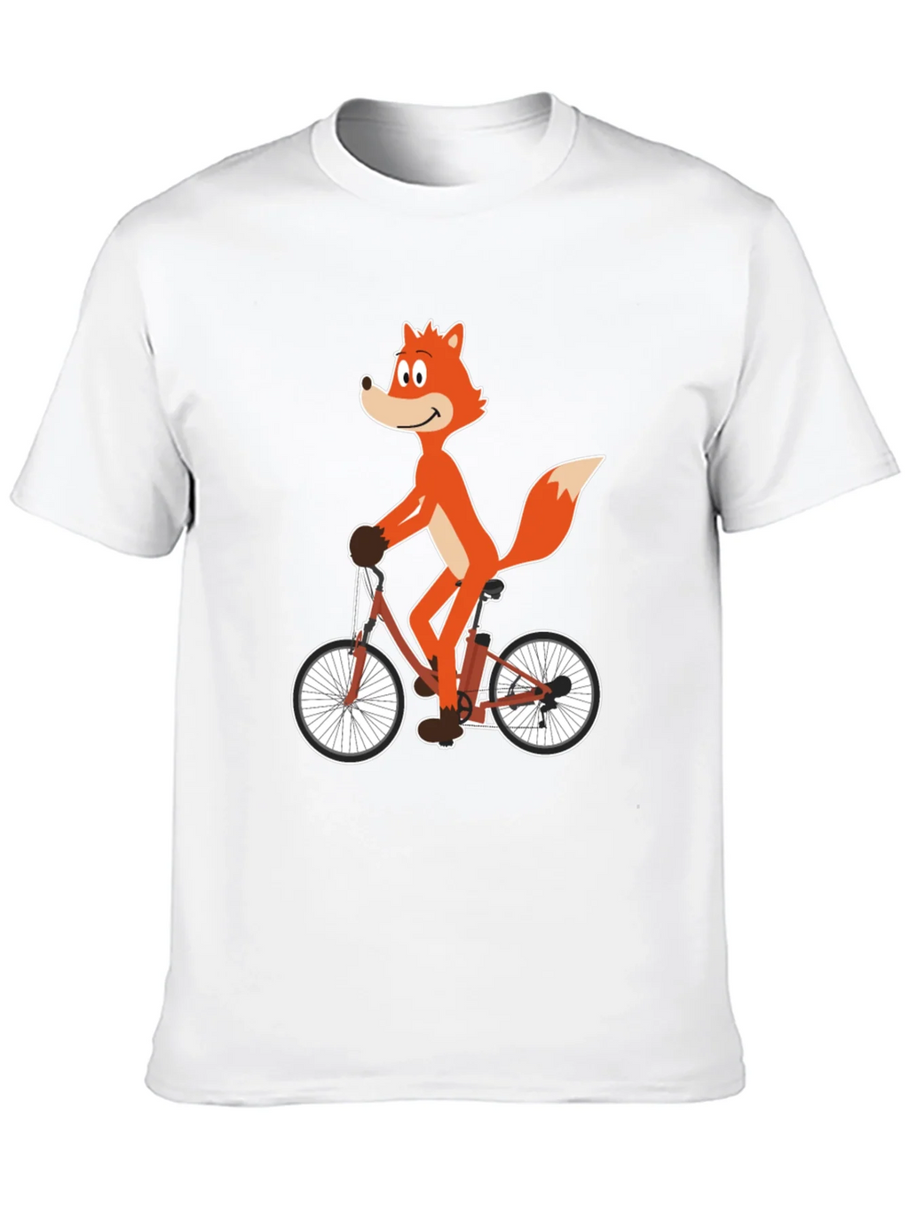 Fox on Bicycle Graphic Tee product image 9
