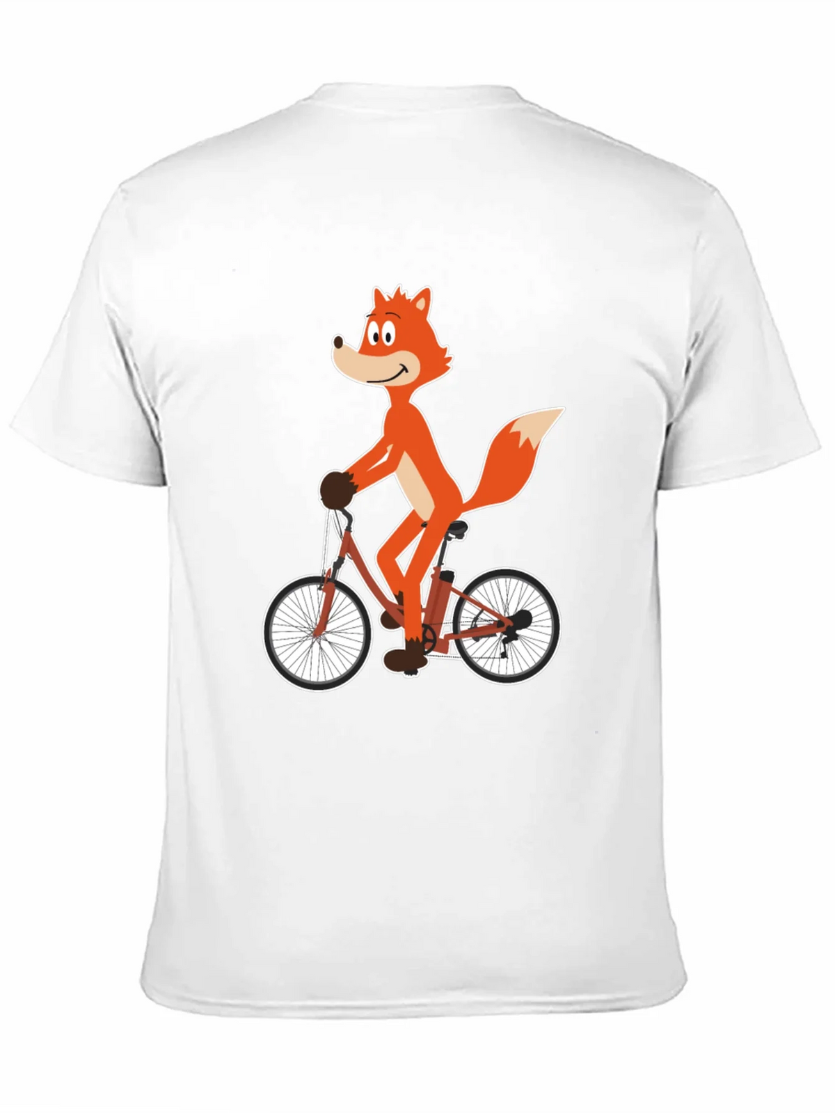 Fox on Bicycle Graphic Tee product image 10