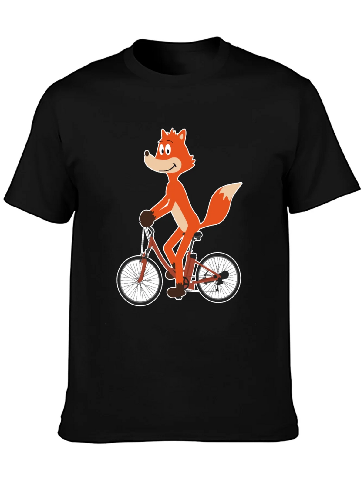 Fox on Bicycle Graphic Tee product image 3
