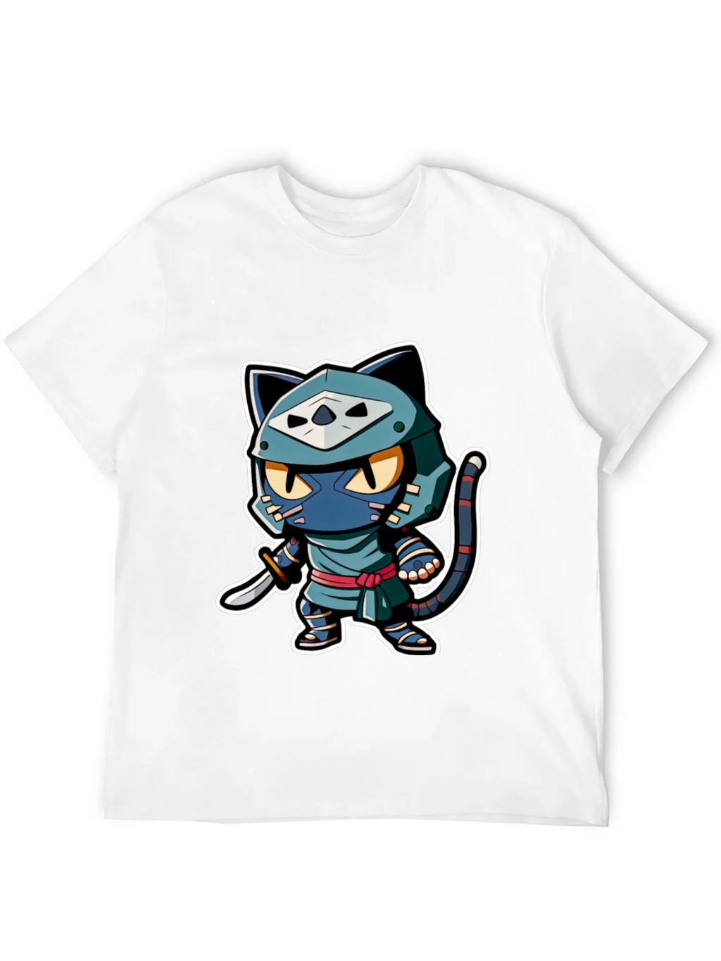 Ninja Cat Graphic Tee - Black product image 10