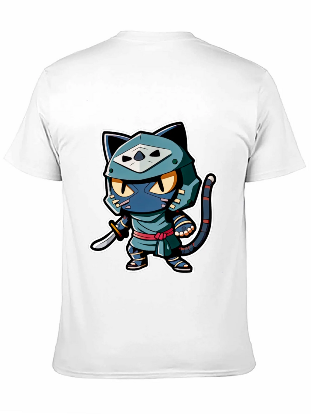 Ninja Cat Graphic Tee - Black product image 9