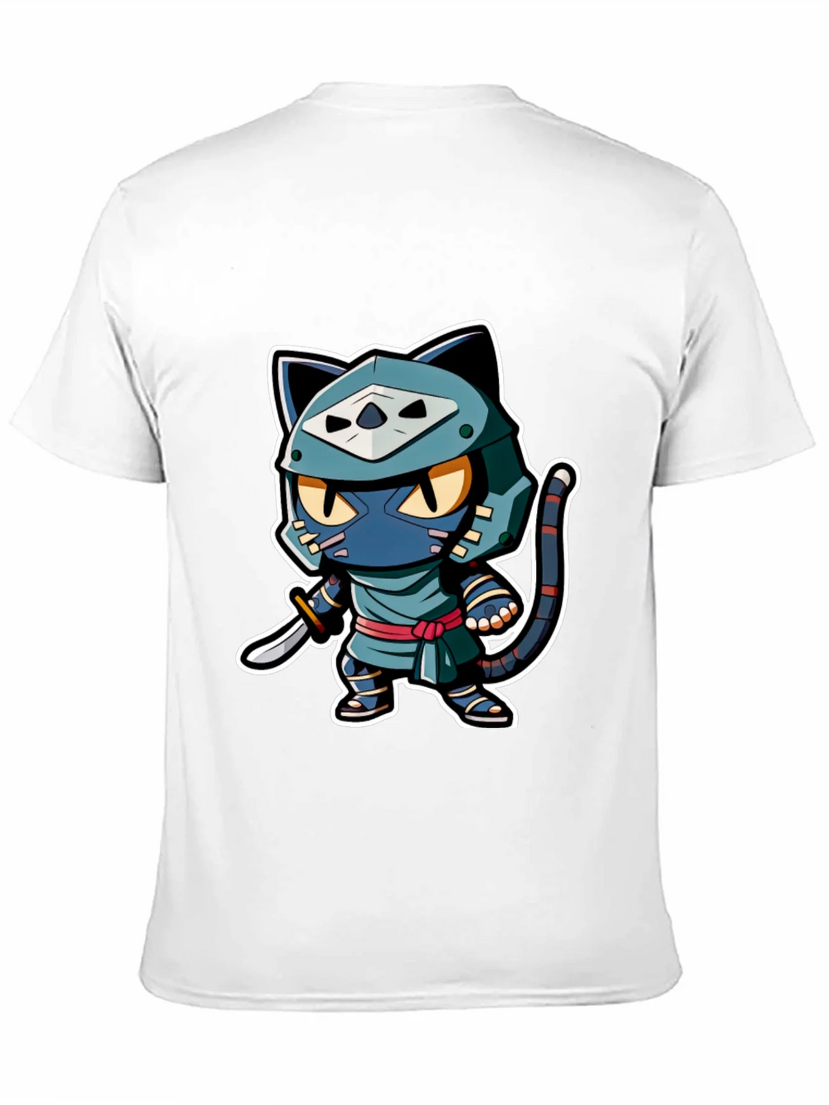 Ninja Cat Graphic Tee - Black product image 9