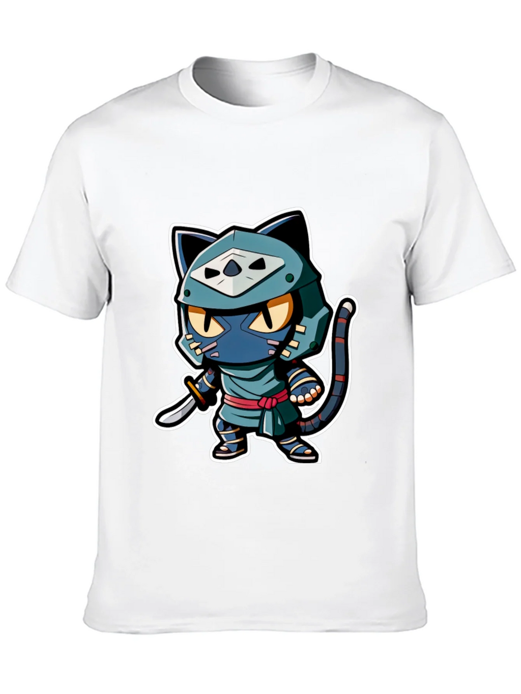Ninja Cat Graphic Tee - Black product image 8