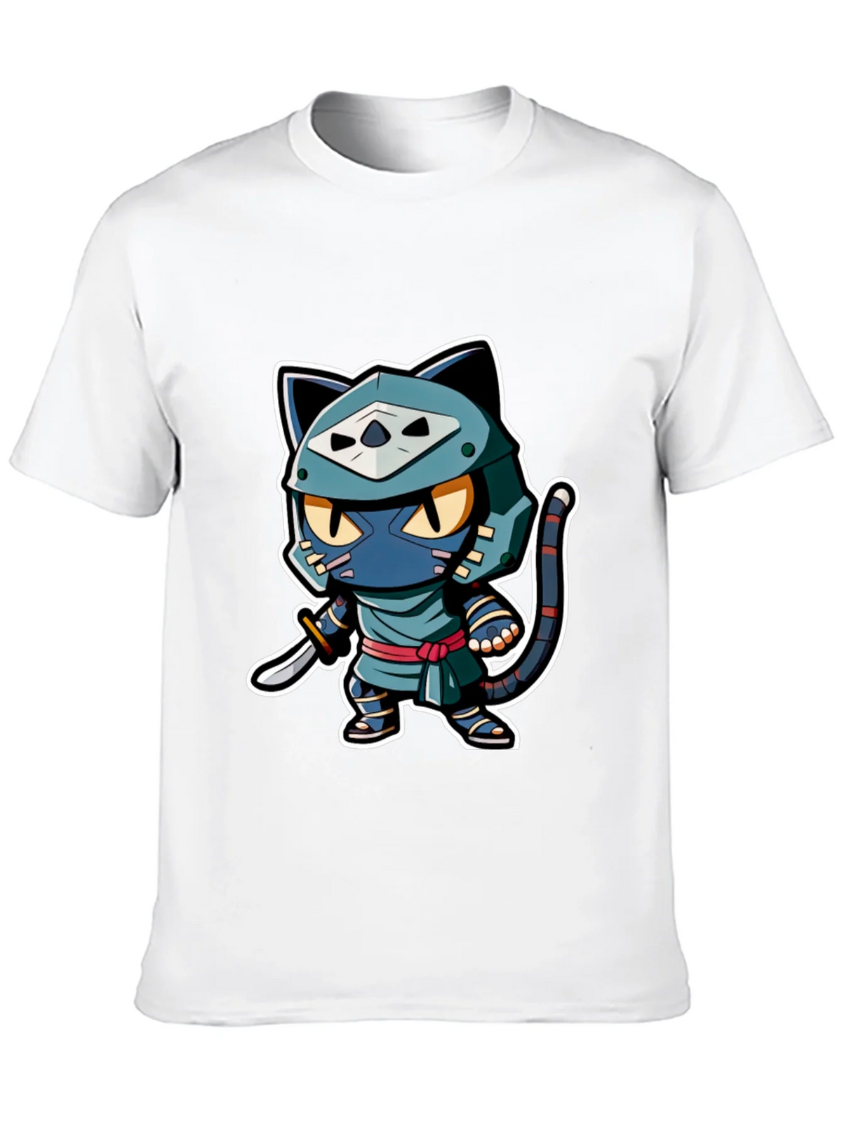 Ninja Cat Graphic Tee - Black product image 8