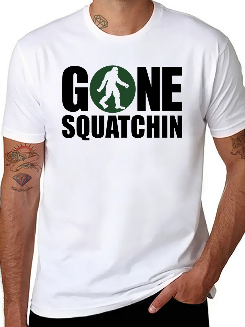 Gone Squatchin Graphic Tee - Bigfoot Adventure Shirt product image 7