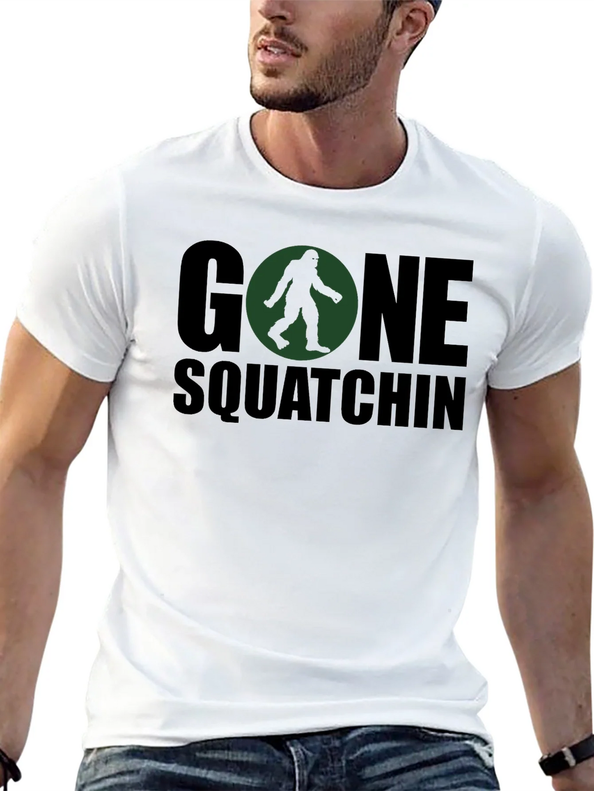 Gone Squatchin Graphic Tee - Bigfoot Adventure Shirt product image 11