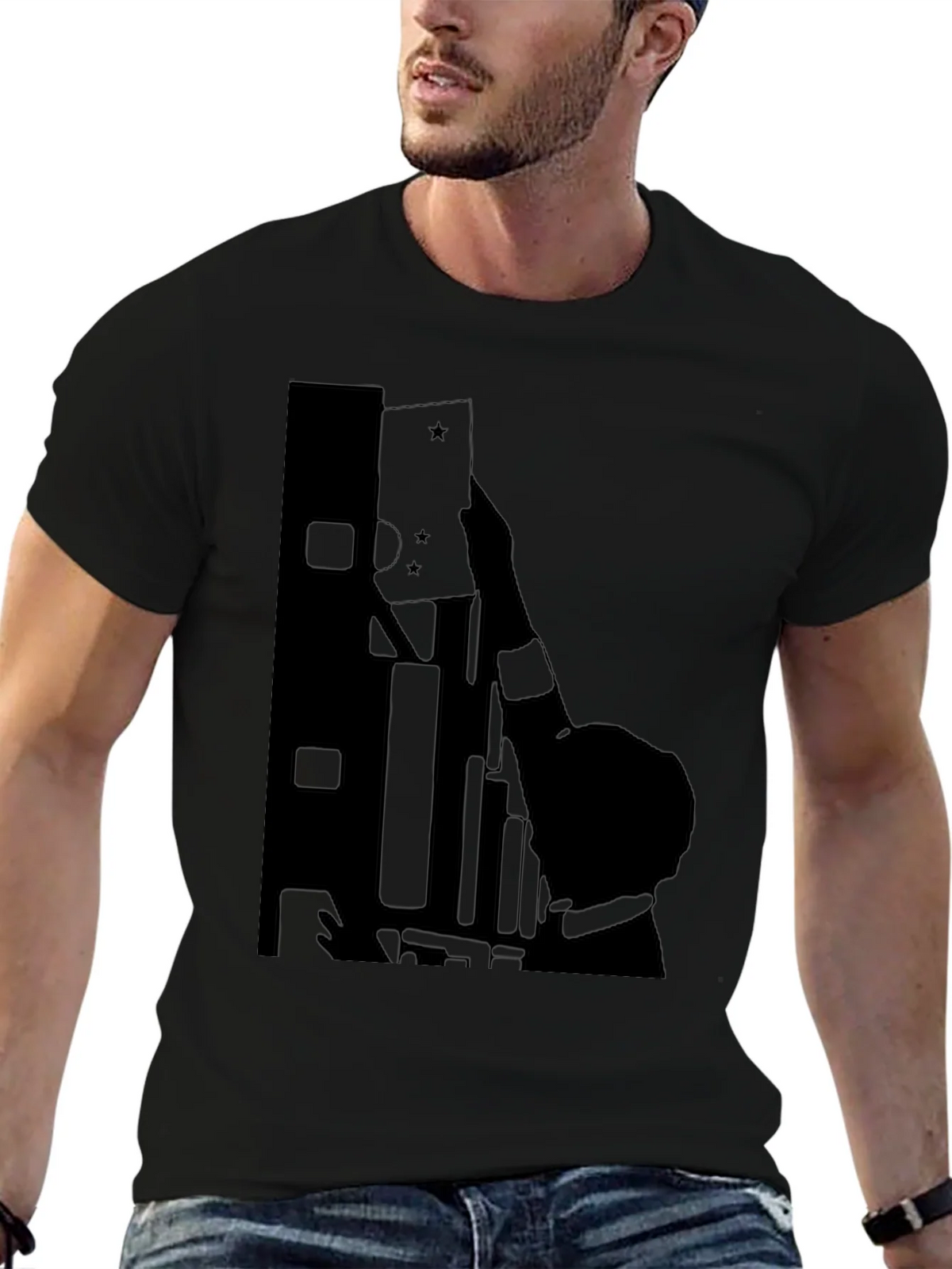 Graphic Silhouette T-Shirt - Unique Design product image 6