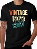 Vintage 1973 Retro Radio Graphic T-Shirt product image 1