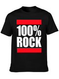 100% Rock Graphic Print T-Shirt product image 1